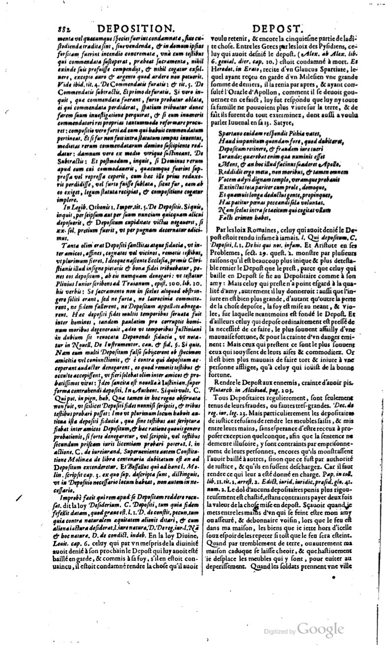 1629 - Veuve Nicolas Buon - Trésor du droit français (29620 T. 1) - BM Lyon