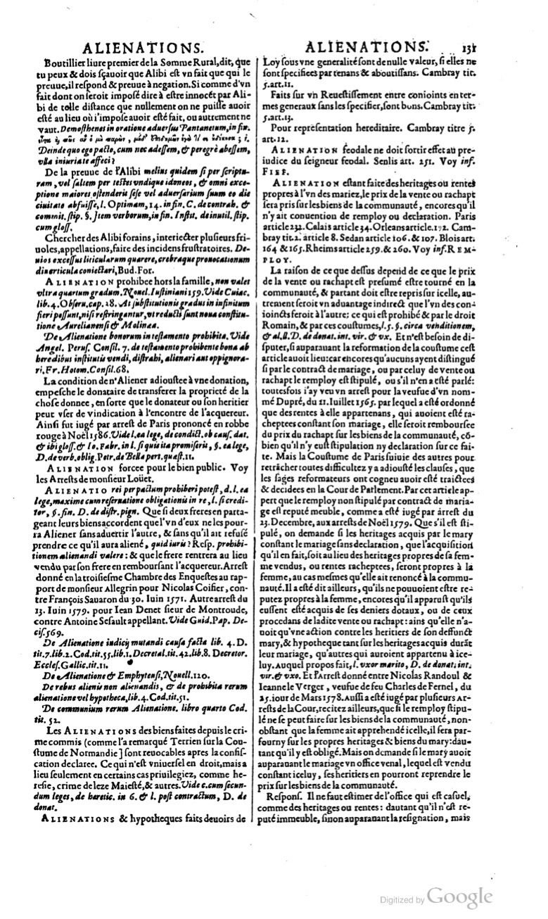 1629 - Veuve Nicolas Buon - Trésor du droit français (21754 T. 1) - BM Lyon