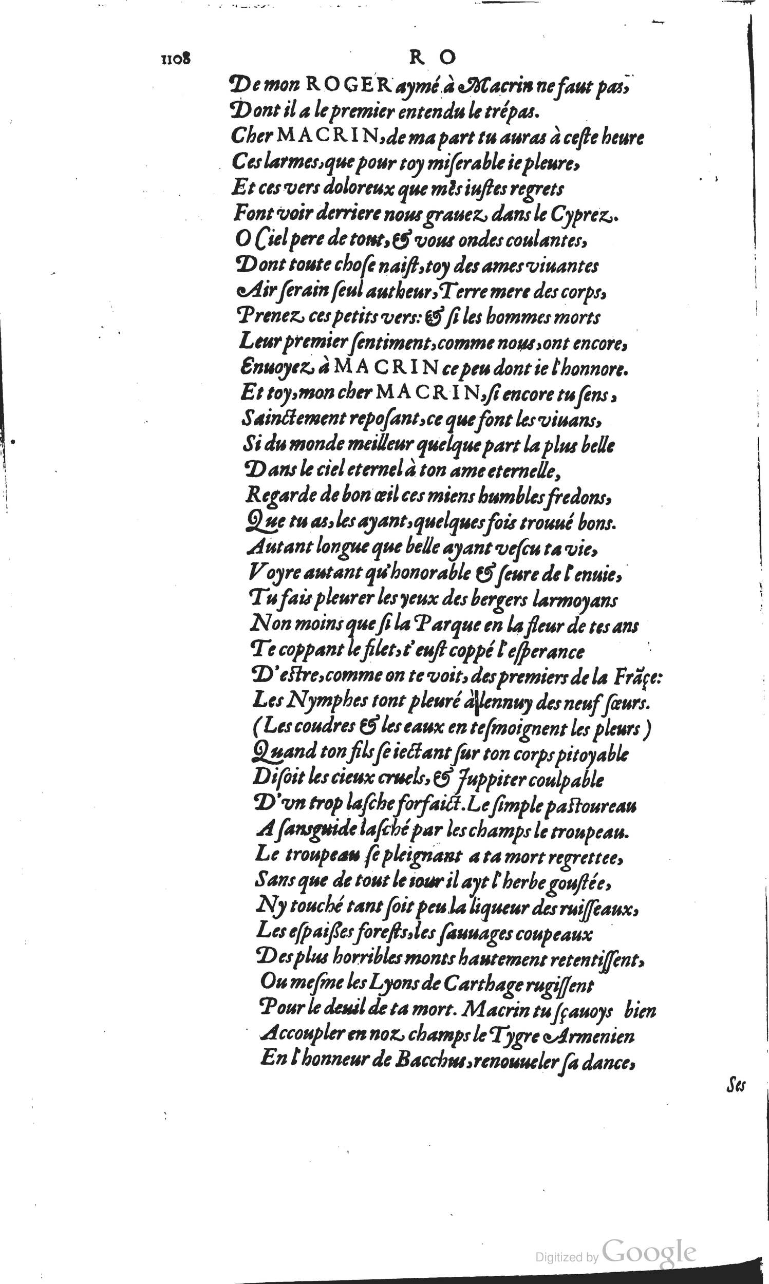 1585 - Barthélemy Honorat - Bibliothèques françaises - BSB Munich