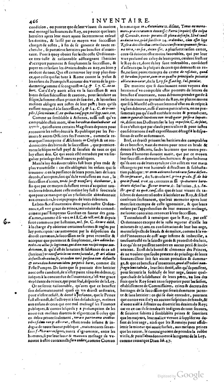 1629 - Veuve Nicolas Buon - Trésor du droit français (29620 T. 2) - BM Lyon