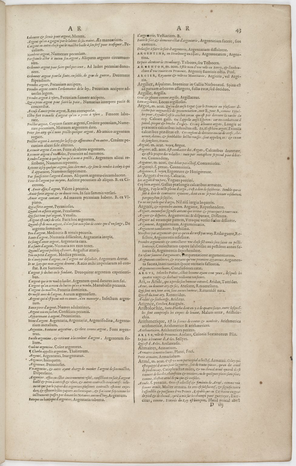1606 - David Douceur - Trésor de la langue française - BnF
