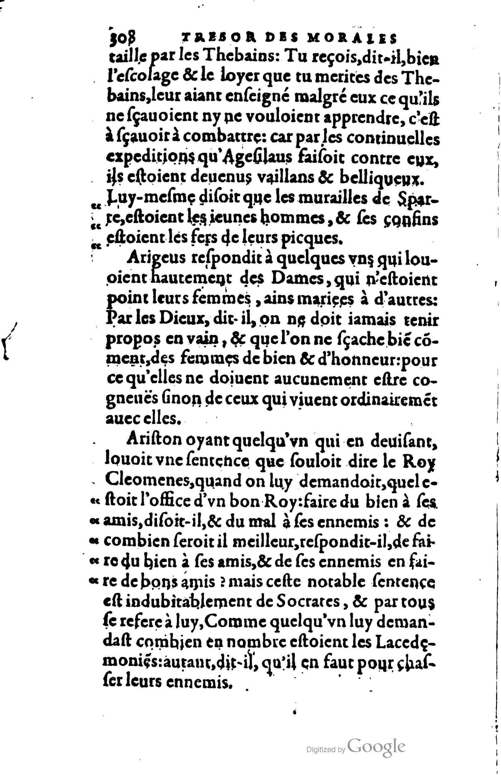 1578 - Jean Poupy - Trésor des morales de Plutarque - BSB Munich