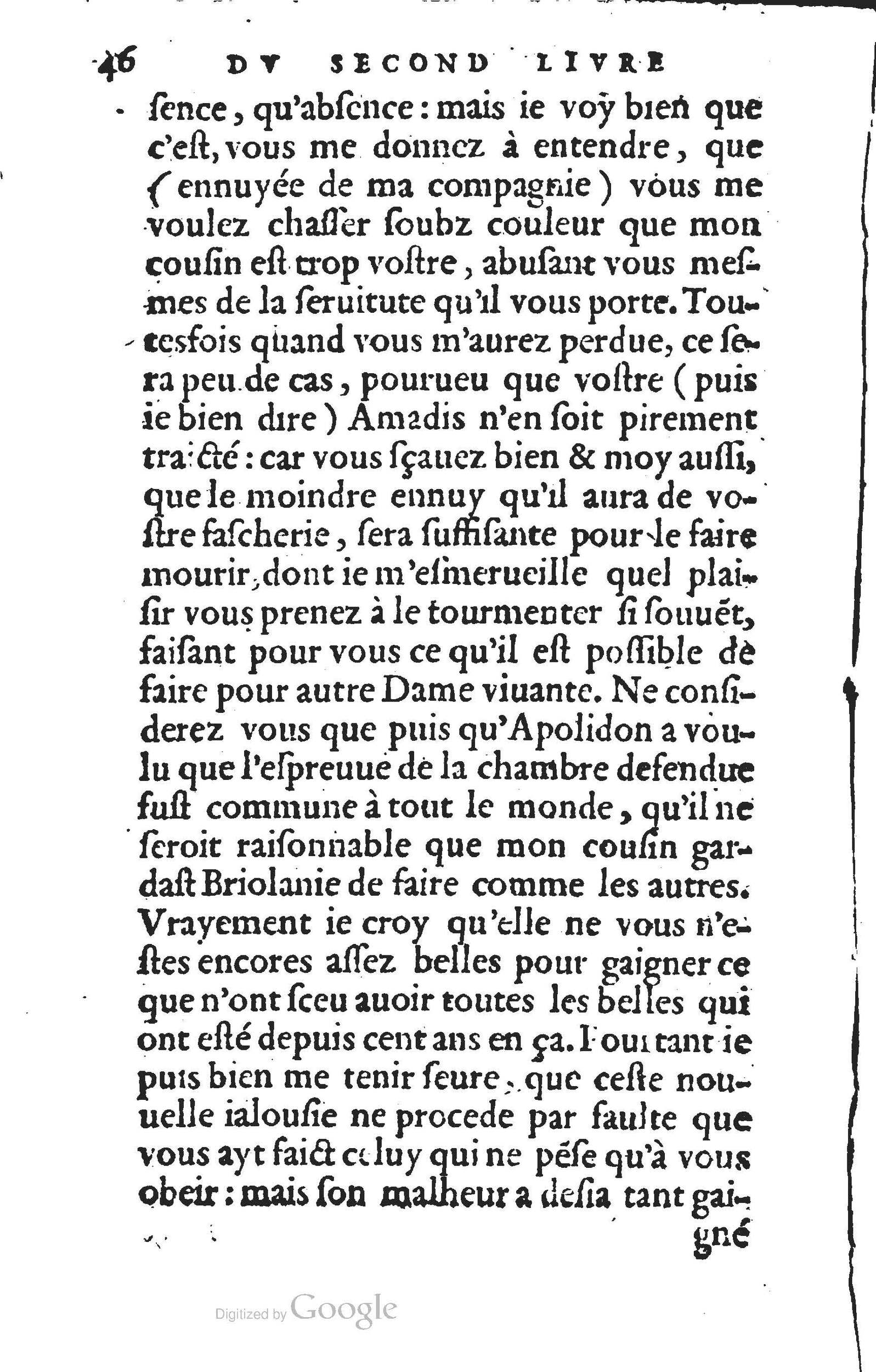 1560 - Jean d’Ogerolles et Gabriel Cotier Lyon - Trésor des Amadis - BSB Munich