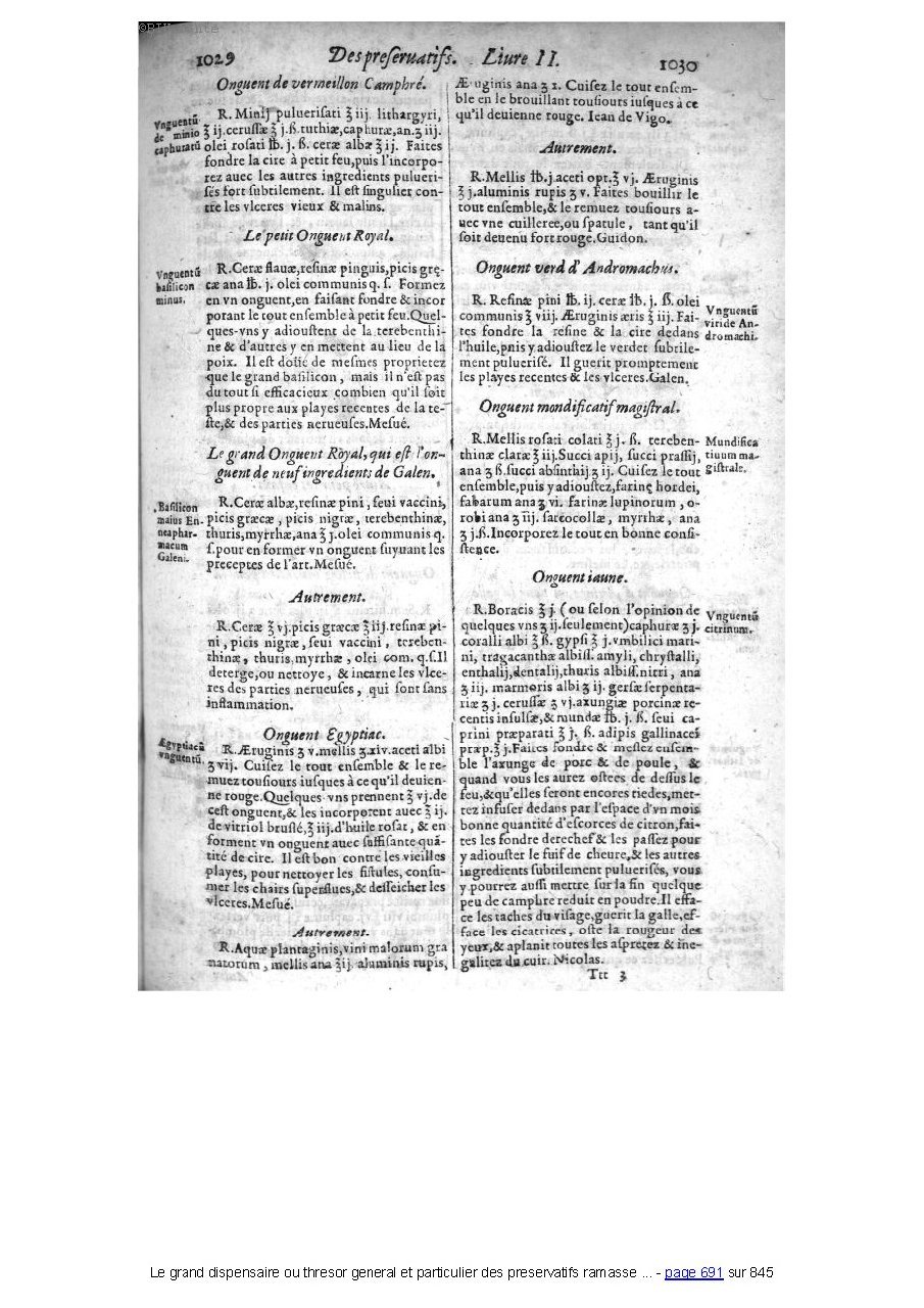 1609 - Étienne Gamonet - Grand dispensaire ou Trésor général et particulier des préservatifs - BIU Santé 1609 - Étienne Gamonet - Grand dispensaire ou Trésor général et particulier des préservatifs - BIU Santé