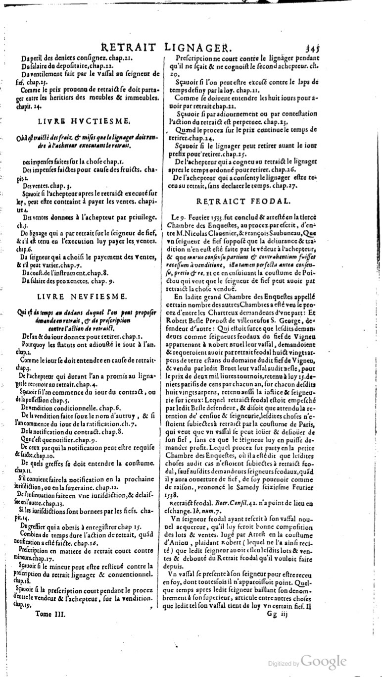 1629 - Veuve Nicolas Buon - Trésor du droit français (21754 T. 3) - BM Lyon
