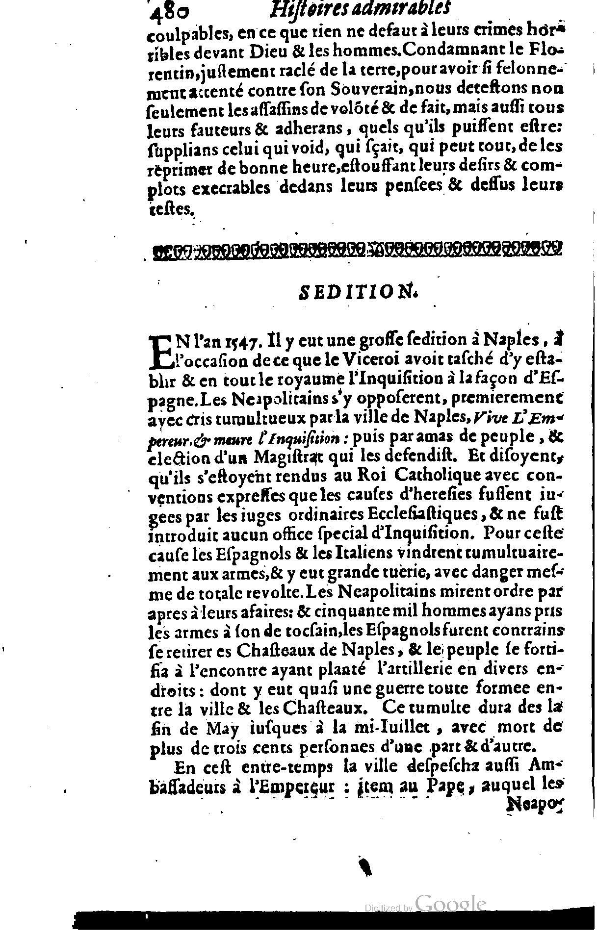 1628 - Jacques Crespin - Trésor d’histoires admirables et mémorables - BSB Munich 1628 - Jacques Crespin - Trésor d’histoires admirables et mémorables - BSB Munich