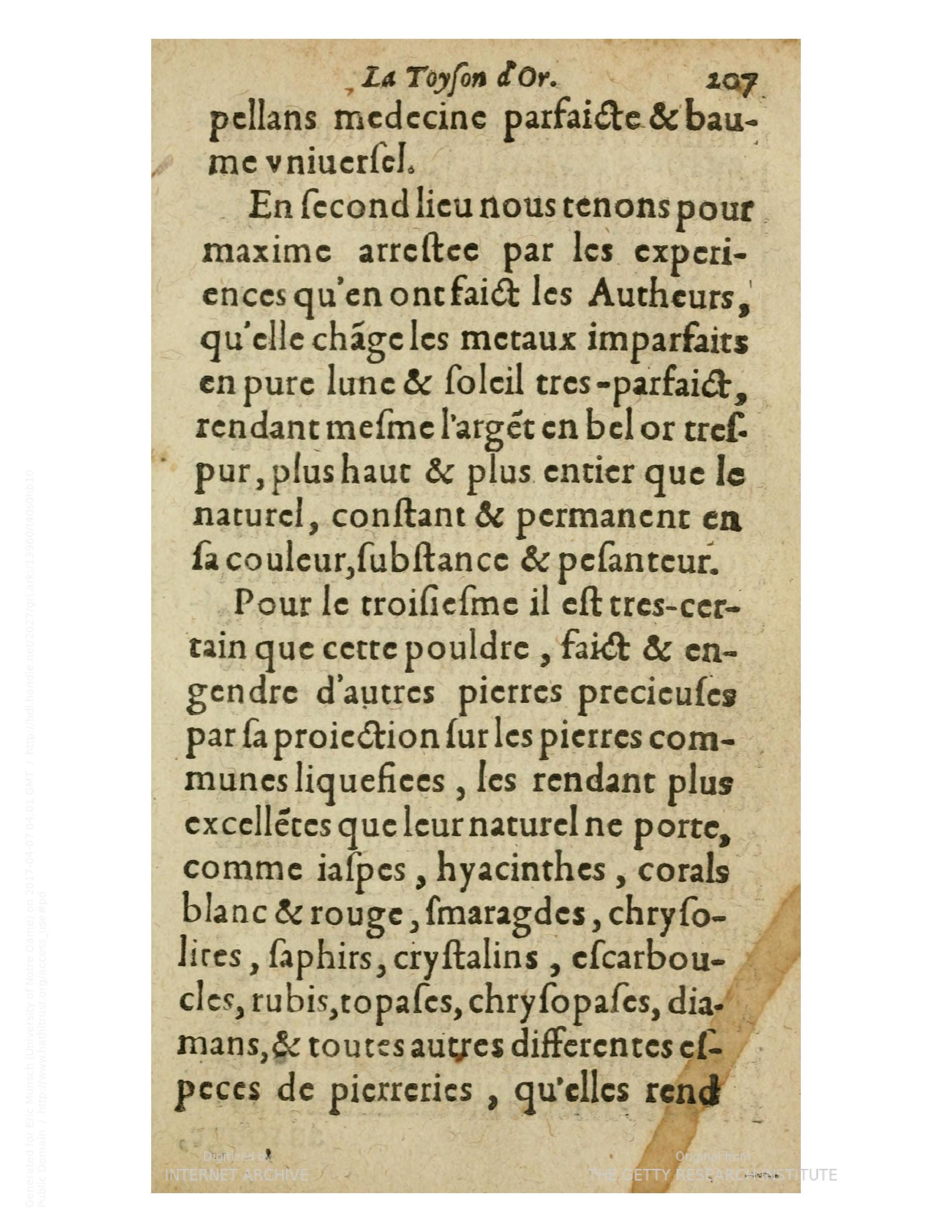 1612 - Charles Sevestre - Toison d’or ou la fleur des trésors - Getty Research Institute