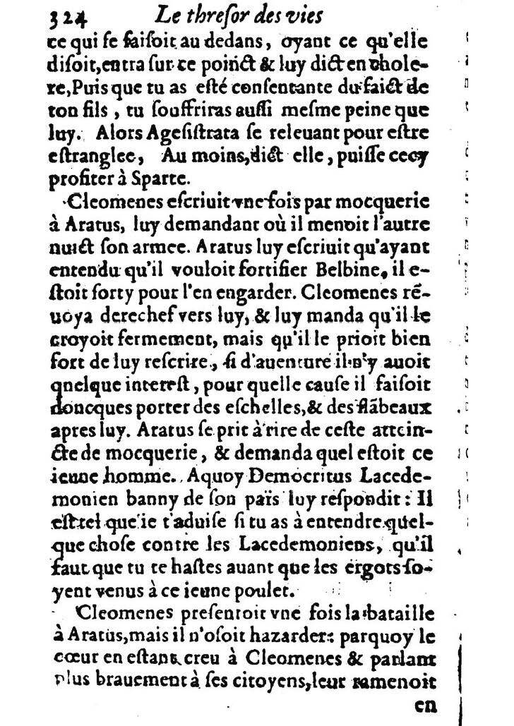 1611 - Pierre Rigaud - Trésor des vies de Plutarque - BM Lyon