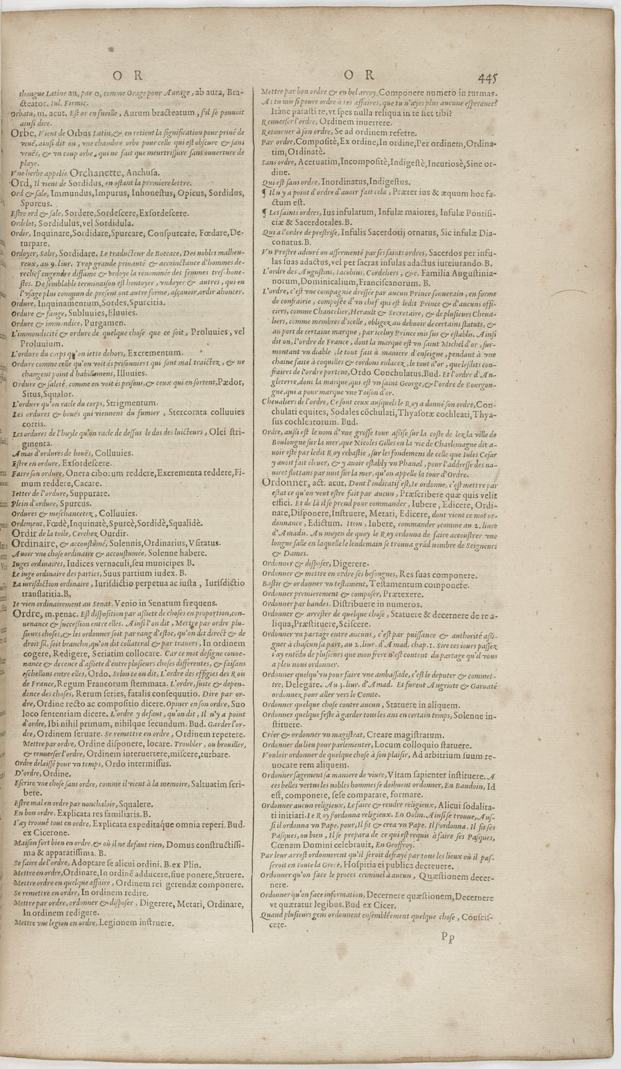 1606 - David Douceur - Trésor de la langue française - BnF 1606 - David Douceur - Trésor de la langue française - BnF