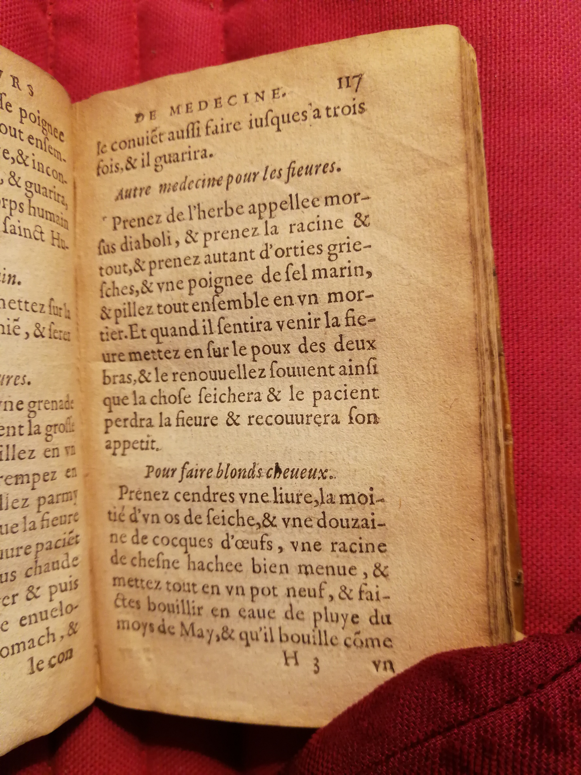1586 - Benoît Rigaud - Trésor des fleurs et secrets de médecine - Sainte-Geneviève