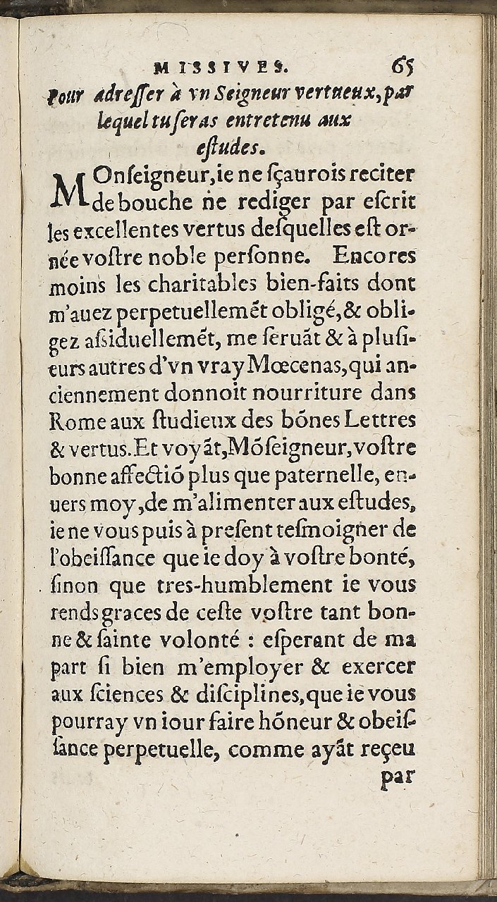 1597 - Jean Osmont - Trésor des secrétaires - Brno