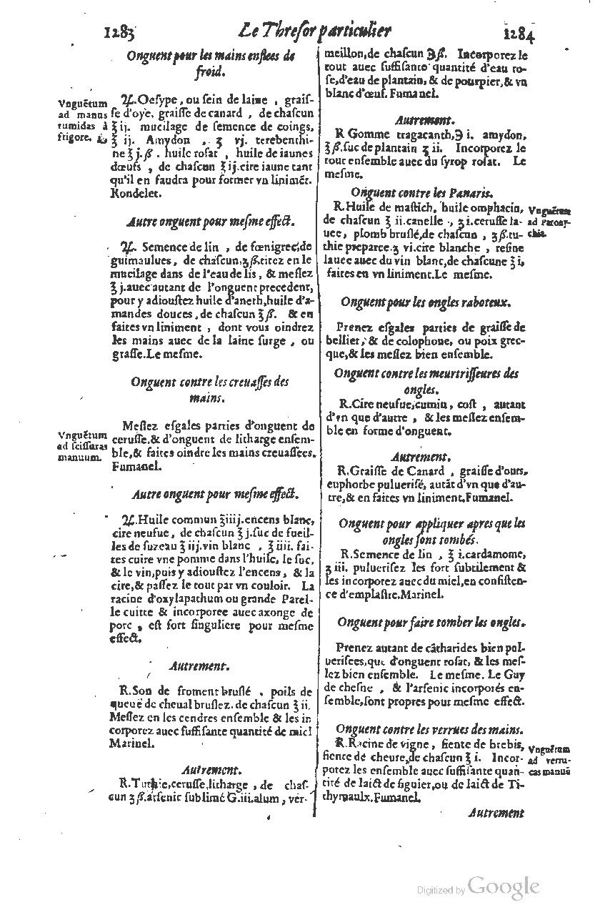 1616 - Étienne Gamonet - Grand trésor ou dispensaire - BSB Munich