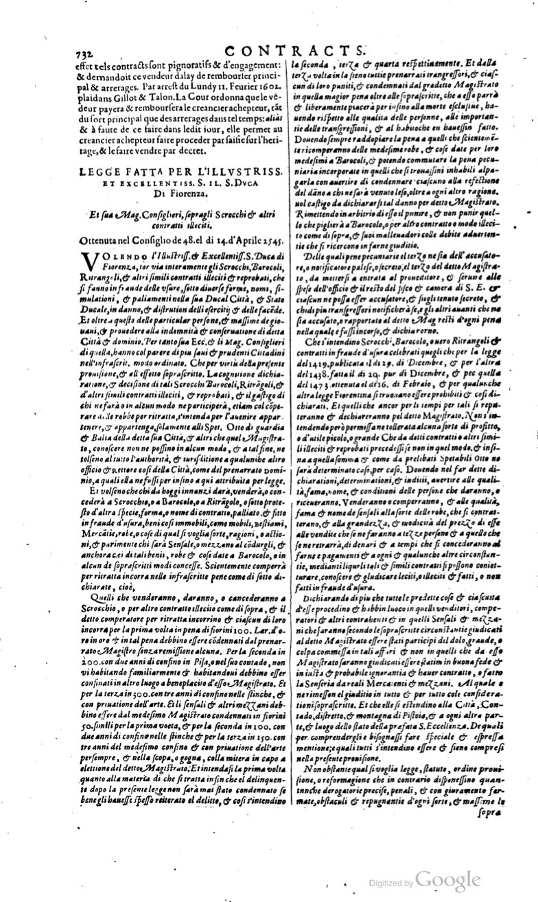 1629 - Veuve Nicolas Buon - Trésor du droit français (29620 T. 1) - BM Lyon