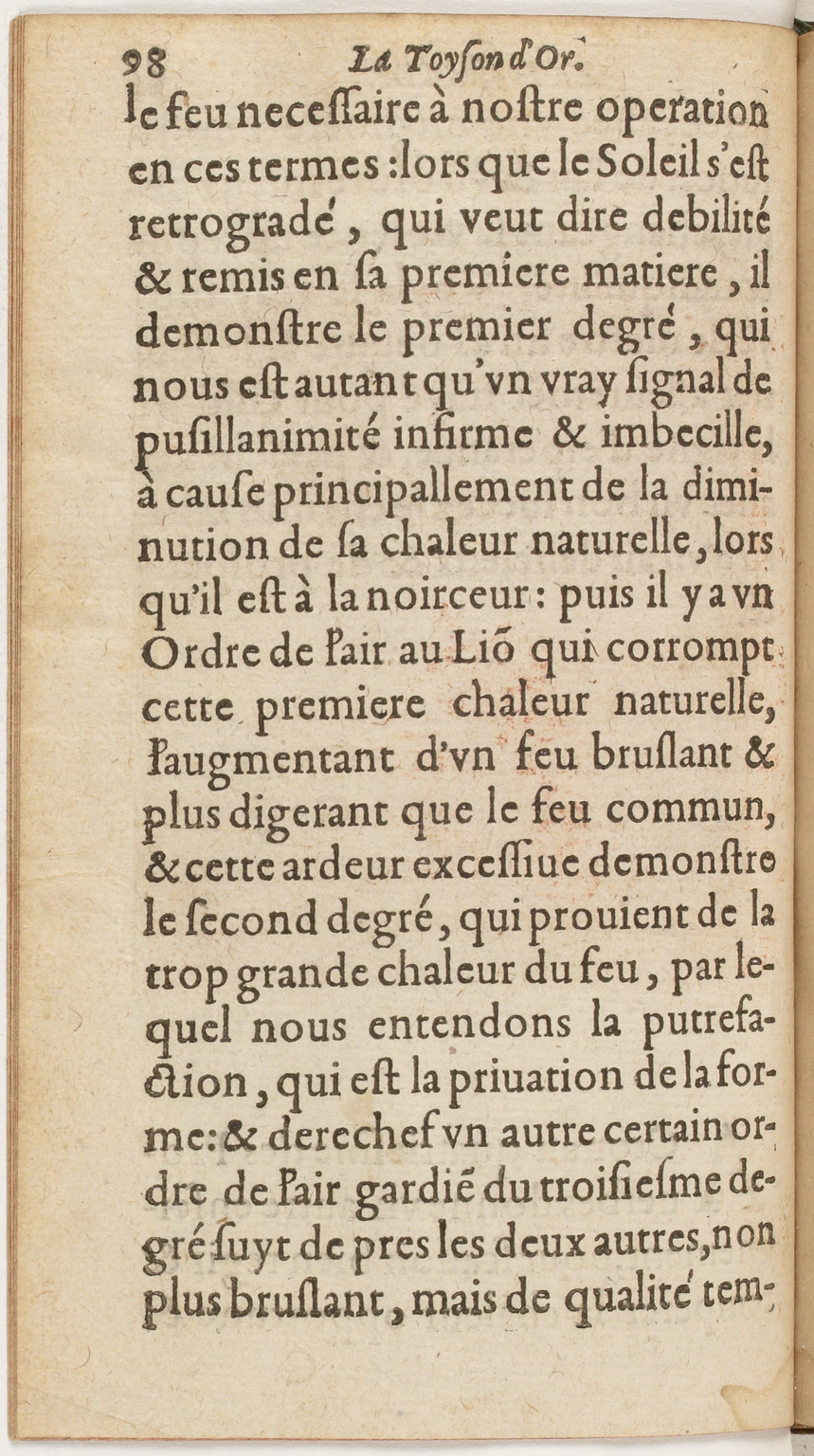 1612 - Charles Sevestre - Toison d’or ou la fleur des Trésors - BnF