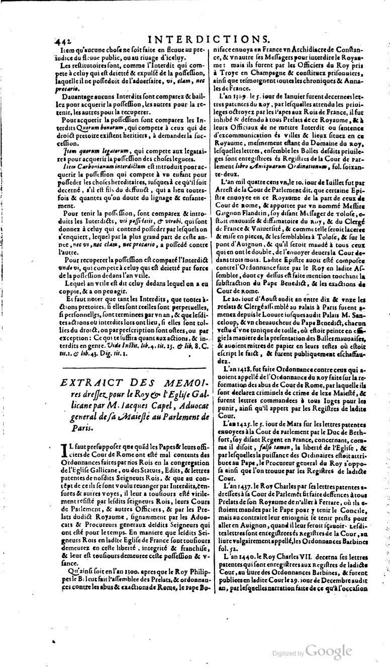 1629 - Veuve Nicolas Buon - Trésor du droit français (29620 T. 2) - BM Lyon