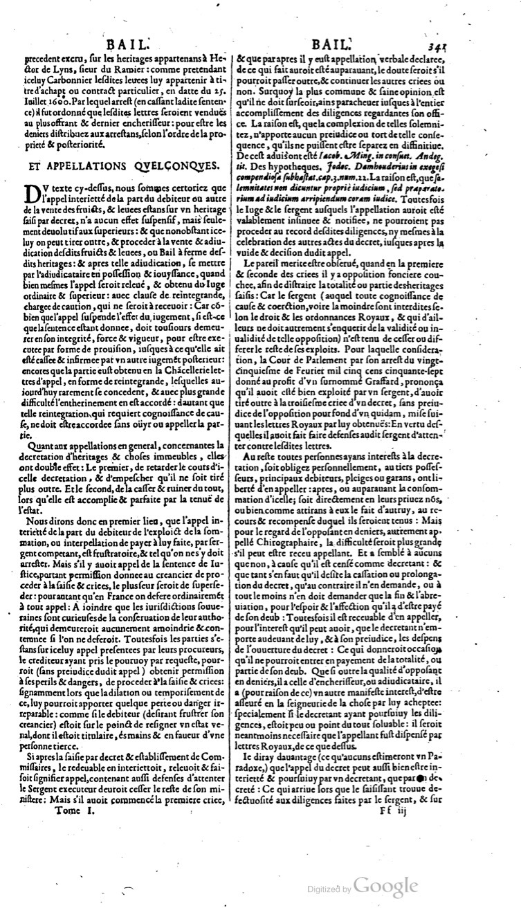 1629 - Veuve Nicolas Buon - Trésor du droit français (21754 T. 1) - BM Lyon