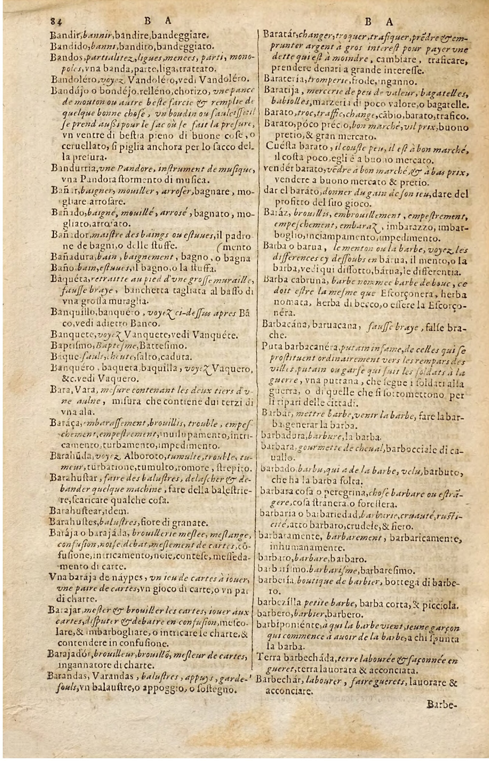 1627 - Jacques Crespin - Trésor des trois langues - Regensburg