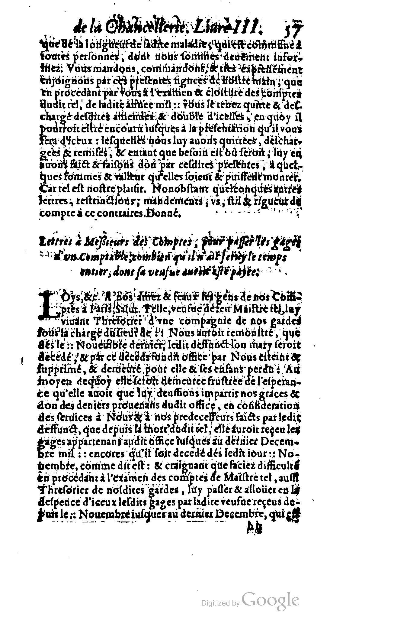 1614 - Jean Richer - Trésor du nouveau style et protocole de la chancellerie de France - BSB Munich