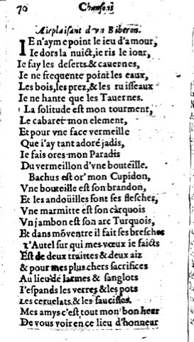 1623 - Jacques Cailloüé - Trésor ou recueil des chansons amoureuses - British Library