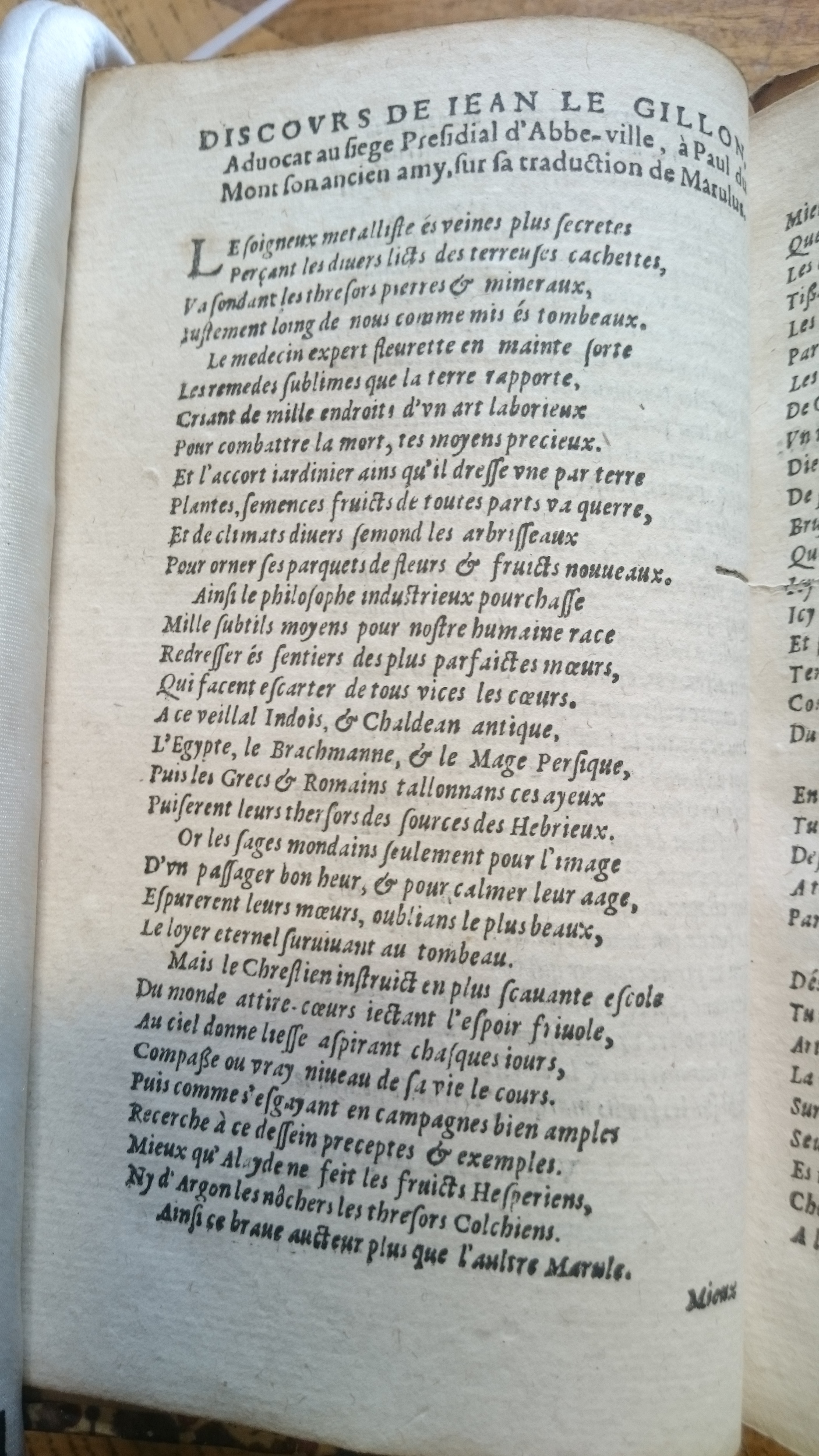 1599 - Balthazar Bellère - Trésor des faits et dits mémorables des hommes saints et illustres - Douai Quincy