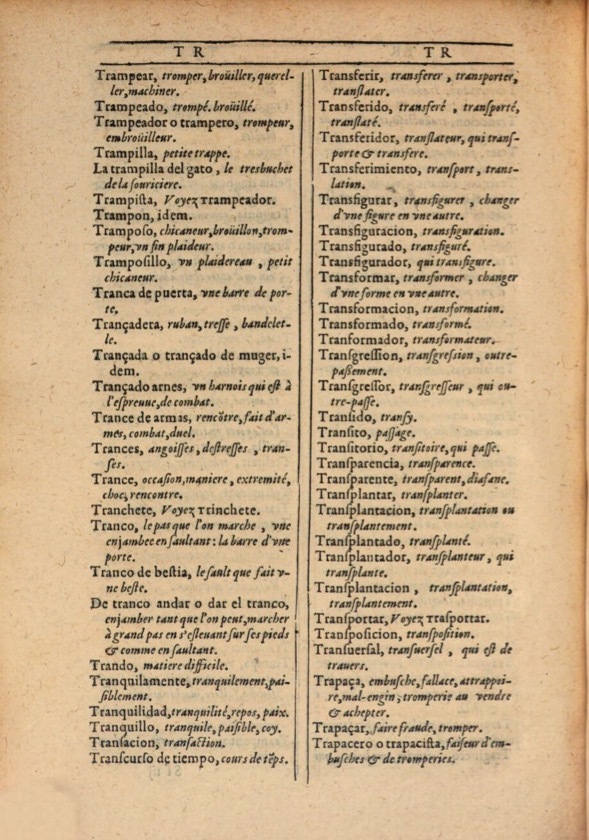 1607 - Marc Orry - Trésor des deux langues espagnole et française (Première et Seconde parties) - ÖNB Wien