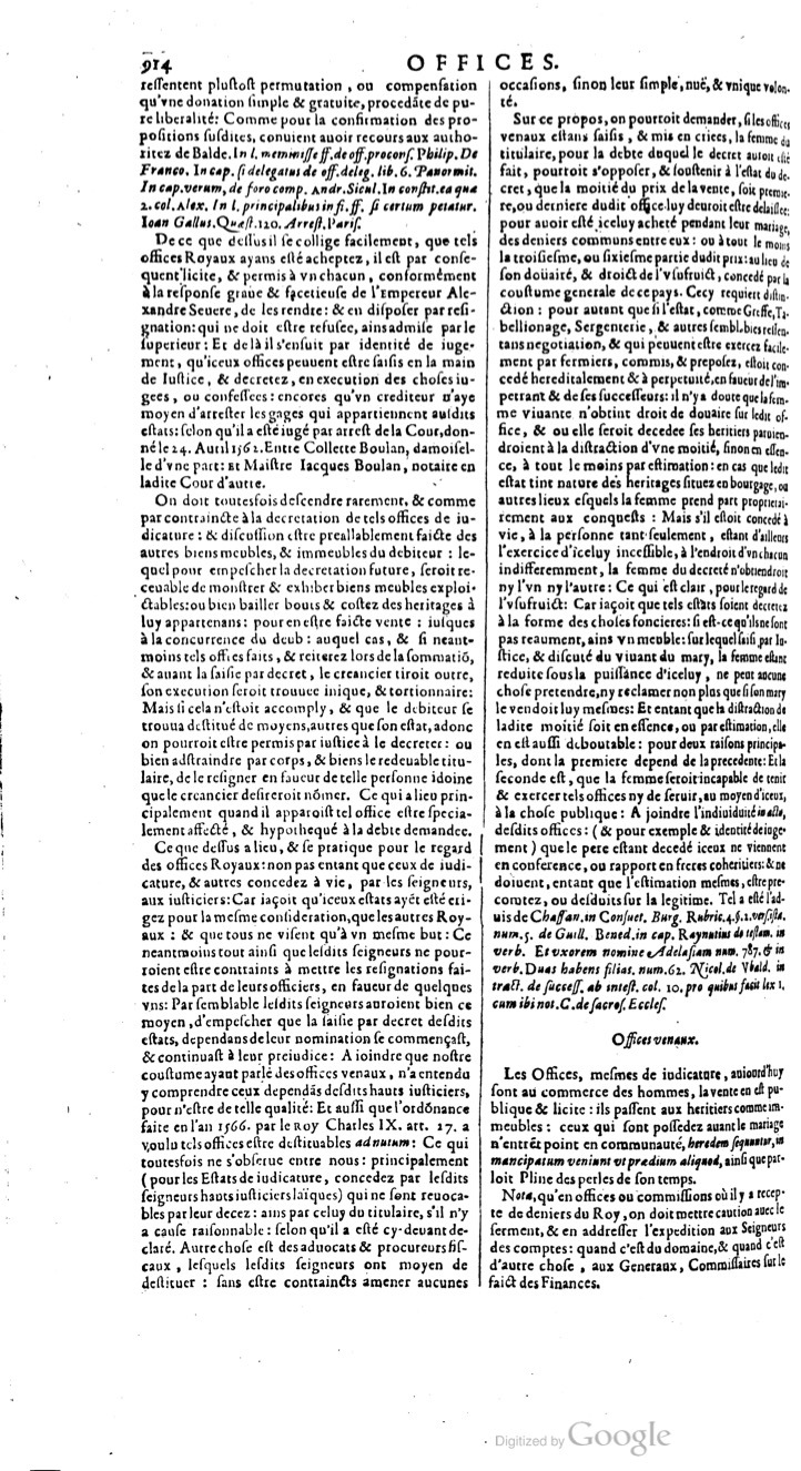 1629 - Veuve Nicolas Buon - Trésor du droit français (29620 T. 2) - BM Lyon