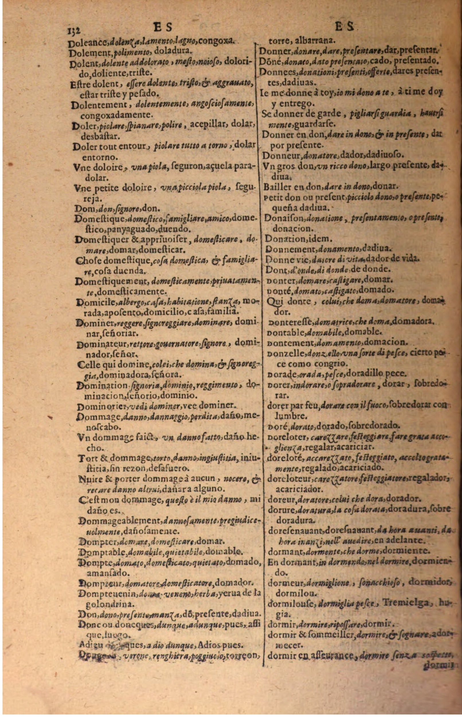 1616 - Pierre de la Rovière - Trésor des trois langues (Seconde partie) - BSB Munich