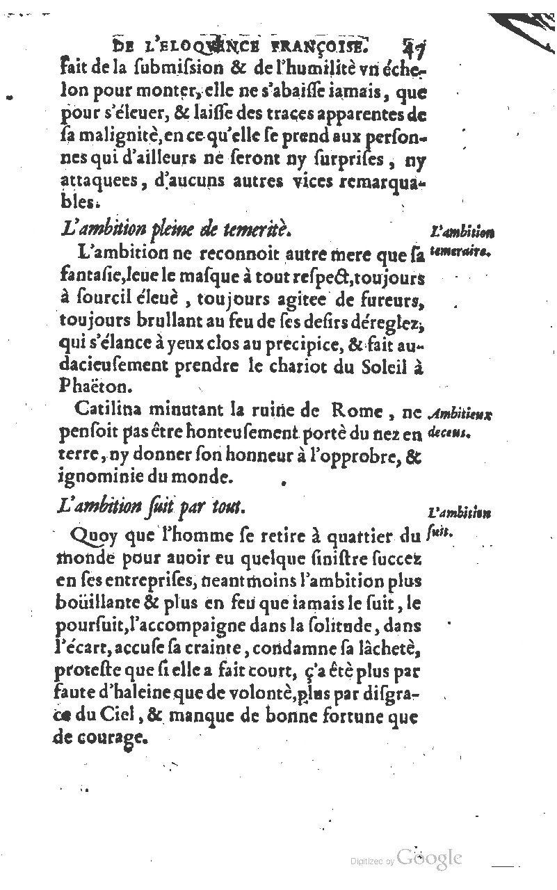 1610 - Louis Coste - Trésor de l’éloquence française (Seconde partie) - BM Lyon
