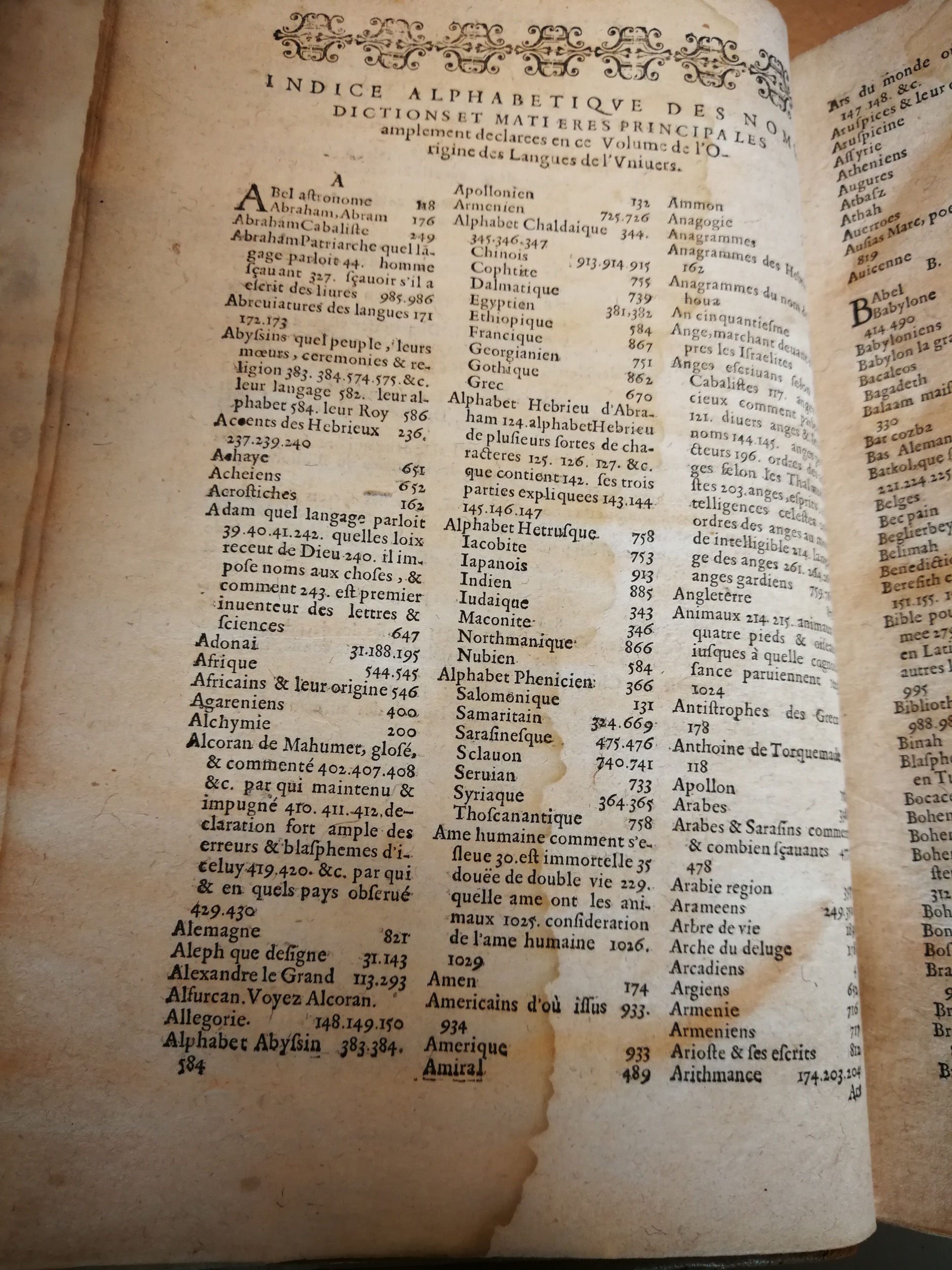 1619 - SHC - Trésor de l’histoire des langues de cet univers - BM Marseille 1619 - SHC - Trésor de l’histoire des langues de cet univers - BM Marseille