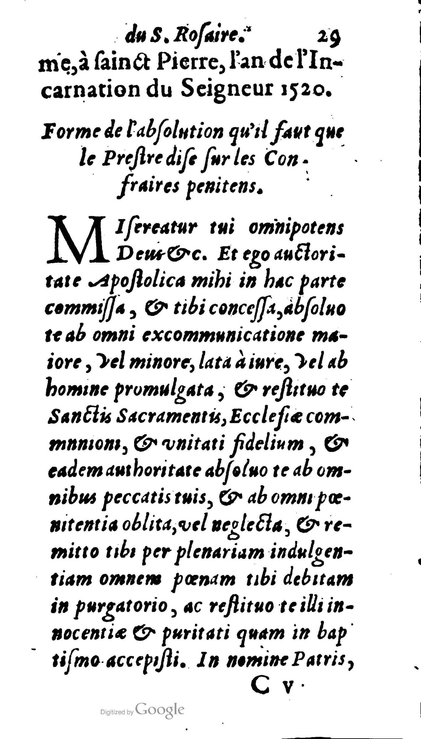 1604 - Jean Le Bouc - Trésor des indulgences du Saint Rosaire - BM Lyon 1604 - Jean Le Bouc - Trésor des indulgences du Saint Rosaire - BM Lyon