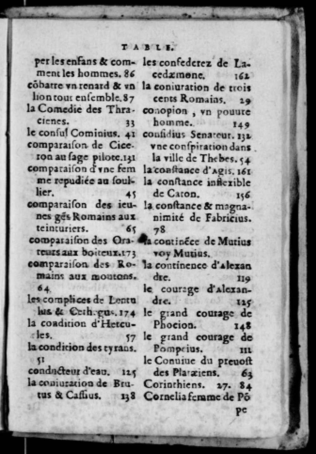 1574 - Benoît Rigaud - Trésor des vies de Plutarque - Avignon