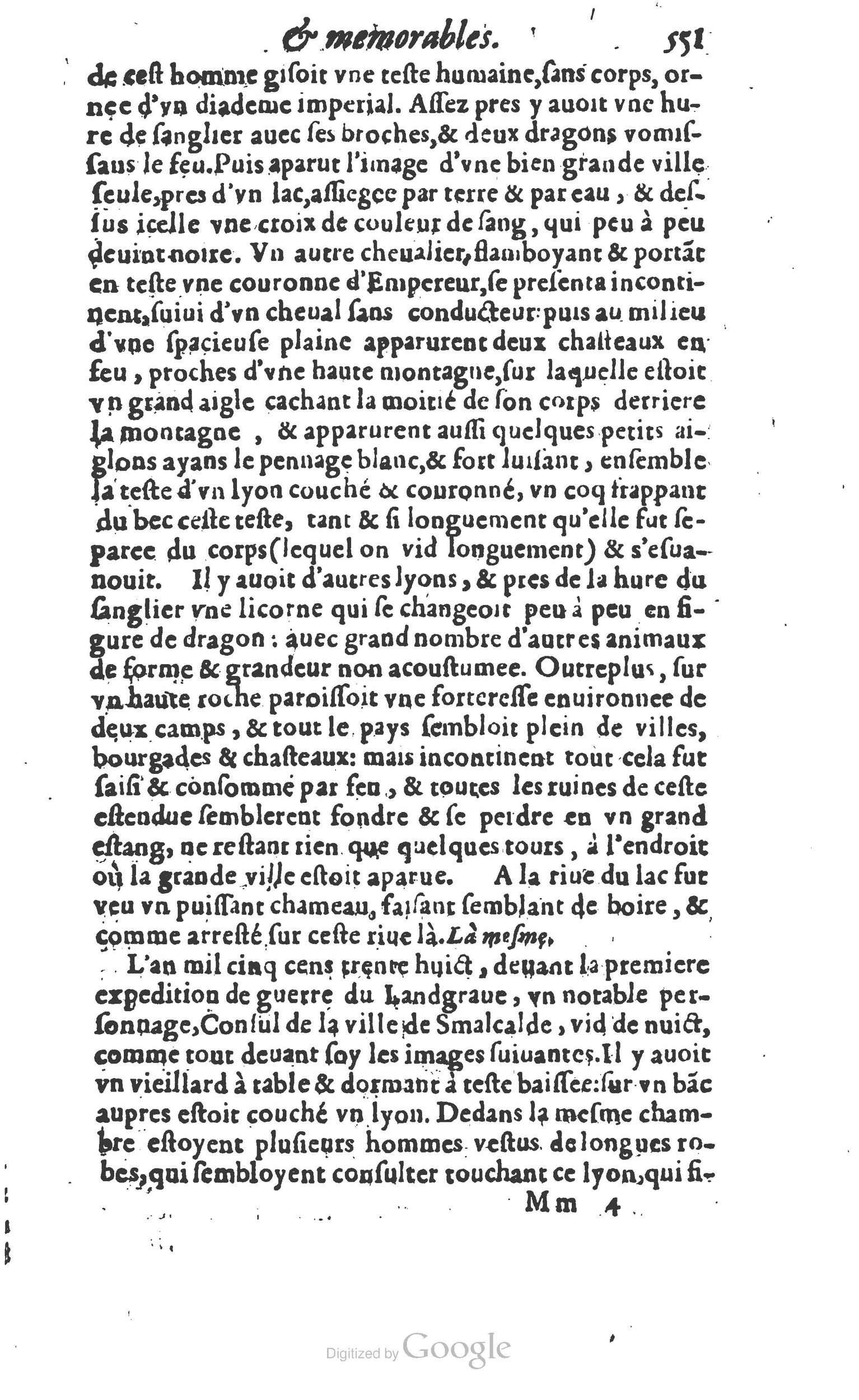 1610 - Paul Marceau - Trésor d’histoires admirables et mémorables - Princeton