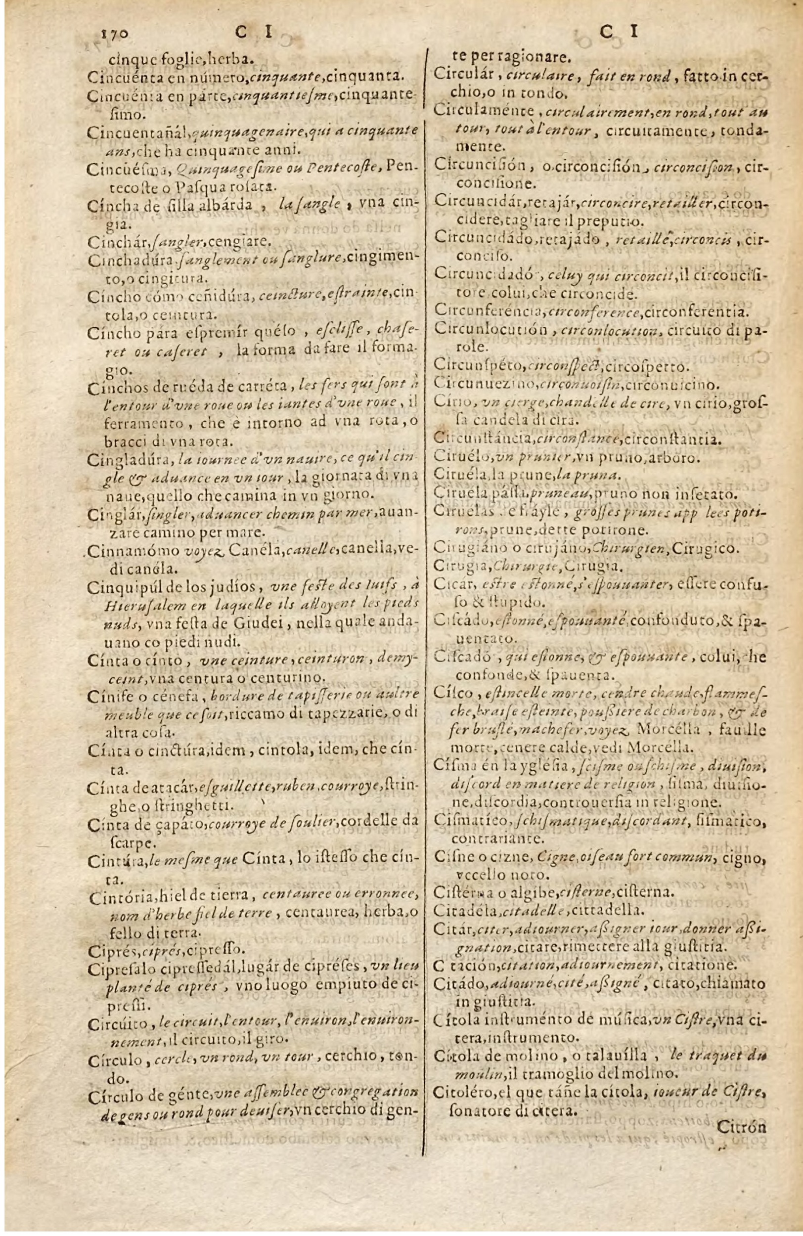 1627 - Jacques Crespin - Trésor des trois langues - Regensburg