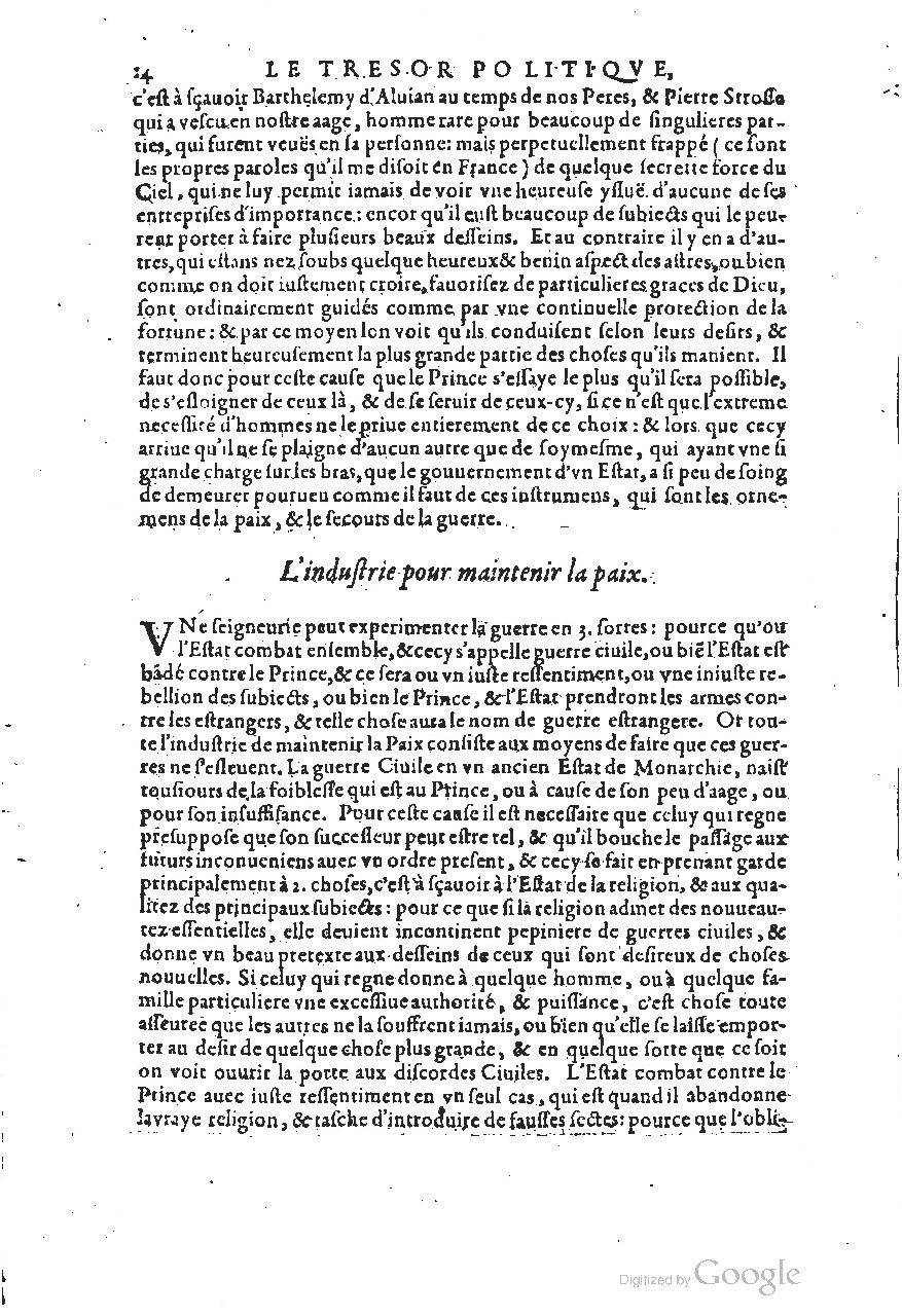 1611 - Pierre Chevalier - Trésor politique - UGent