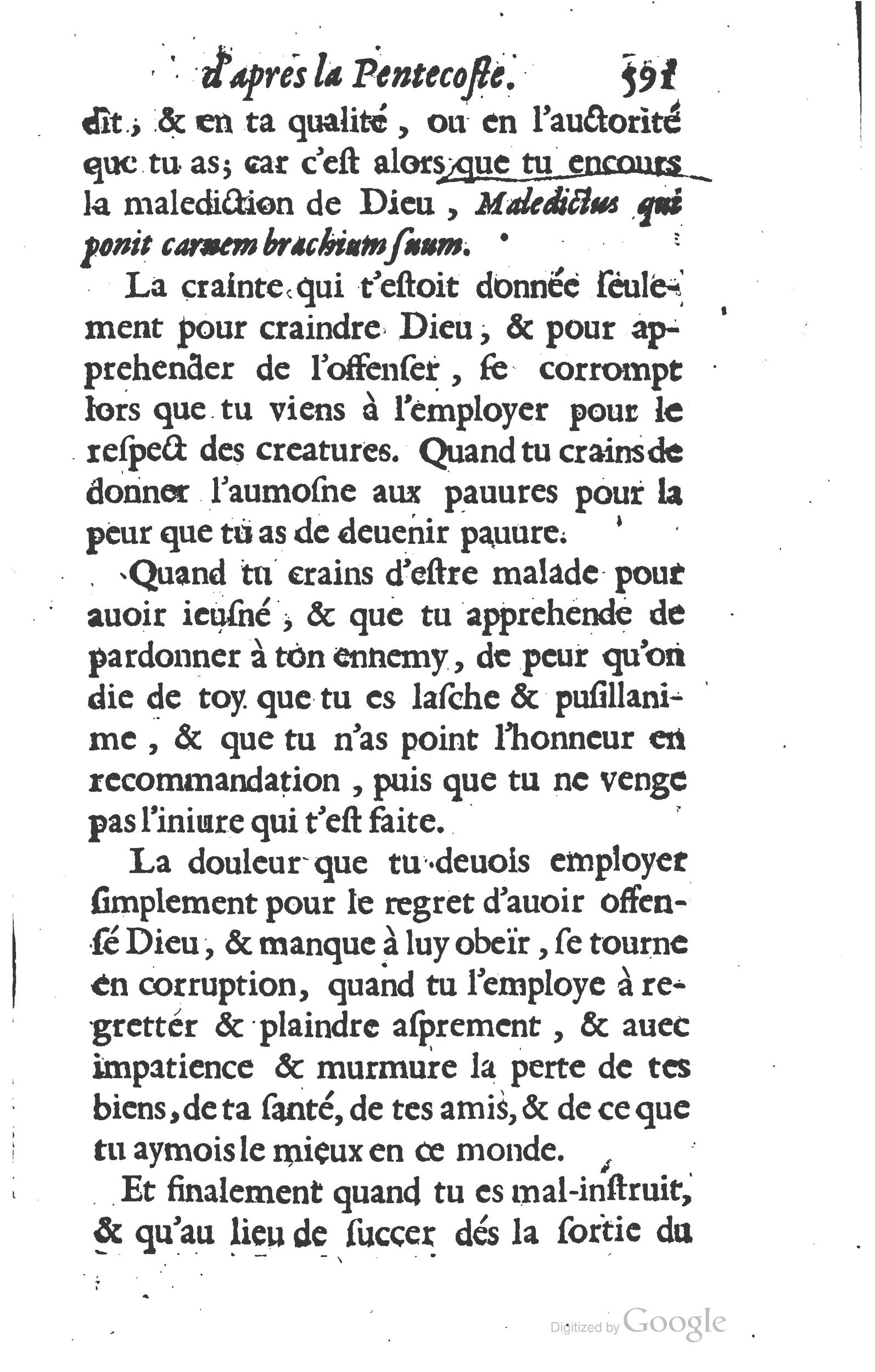 1629 - Manassés de Préaulx - Sermons ou Trésors de la piété chrétienne - BM Lyon
