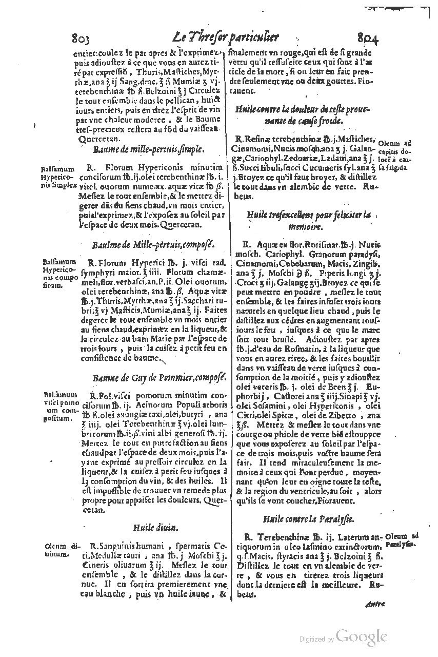 1616 - Étienne Gamonet - Grand trésor ou dispensaire - BSB Munich