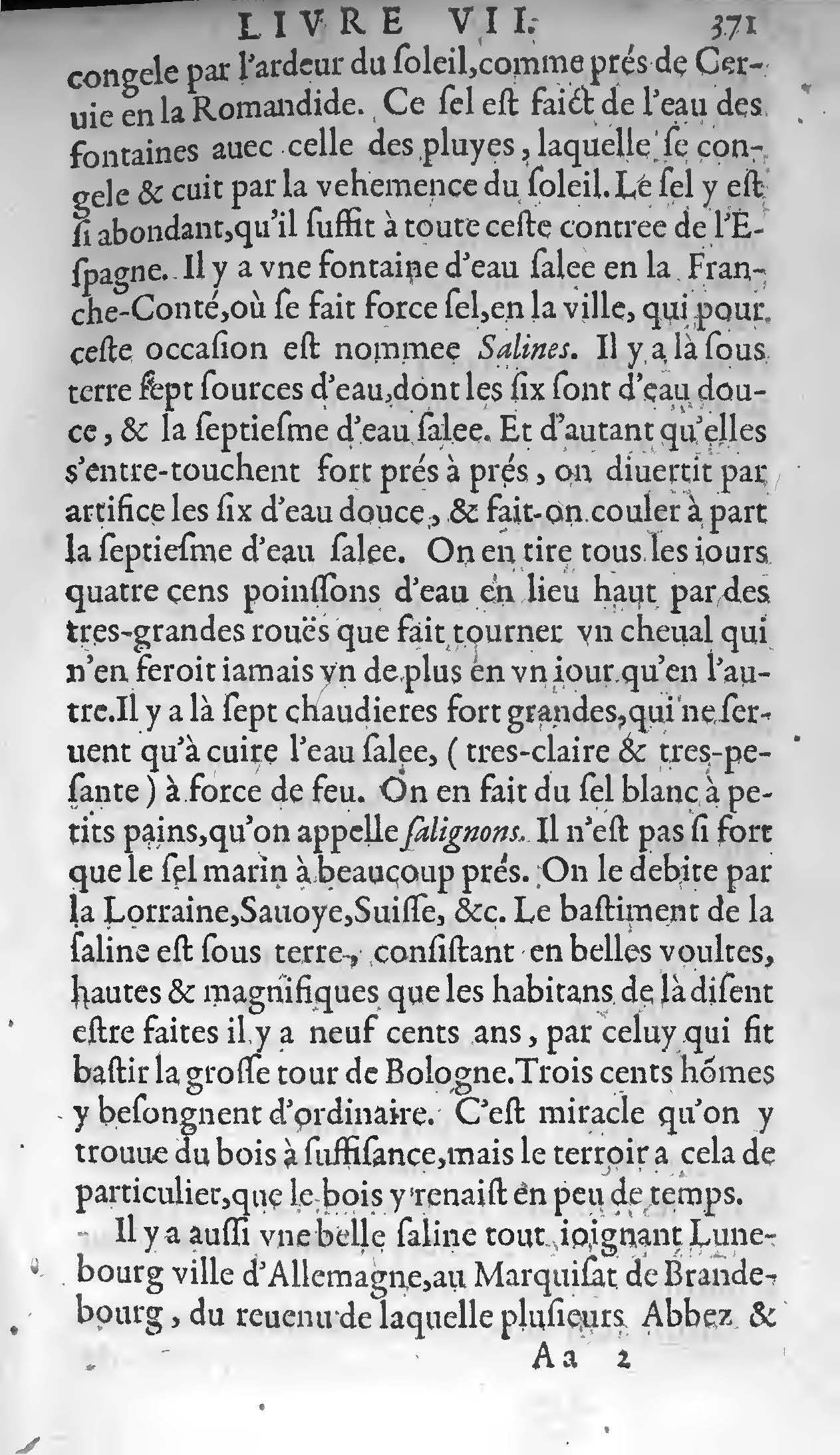 1607 - Étienne Servain et Jean Antoine Huguetan - Trésor de santé ou ménage de la vie humaine - BIU Santé