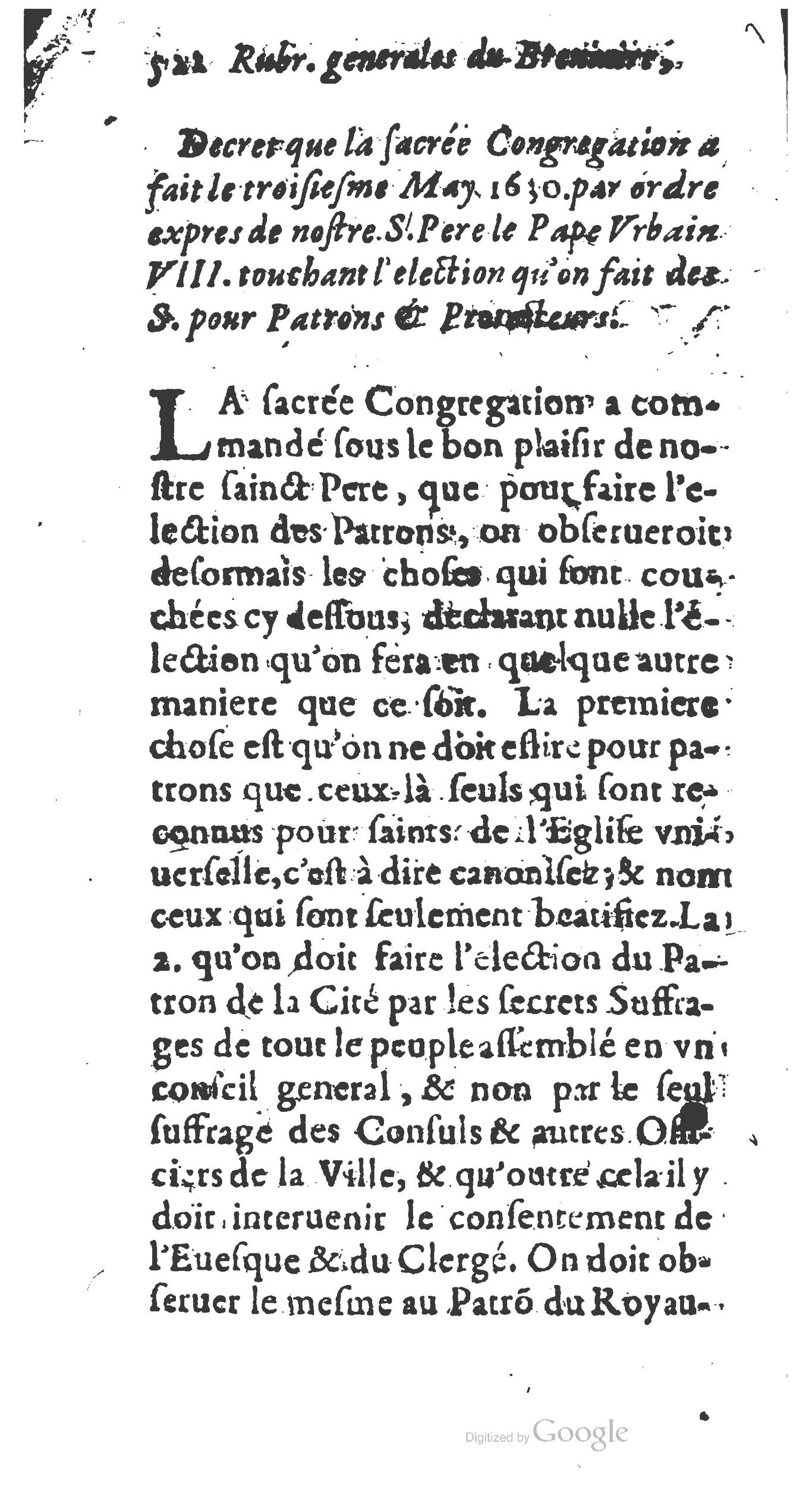1651 - Jean Guillermet - Abrégé du trésor des cérémonies ecclésiastiques - BM Lyon