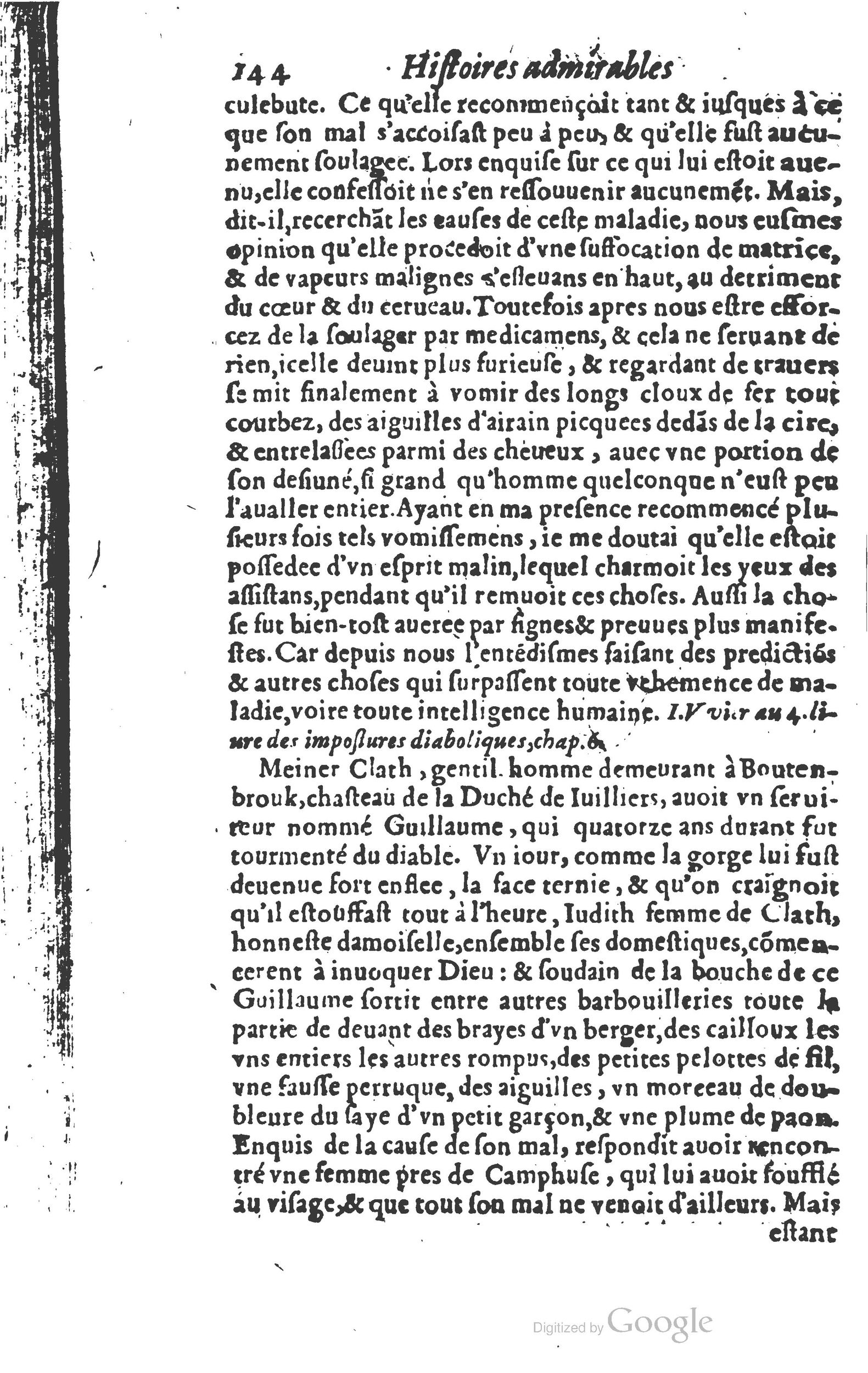 1610 - Paul Marceau - Trésor d’histoires admirables et mémorables - Princeton