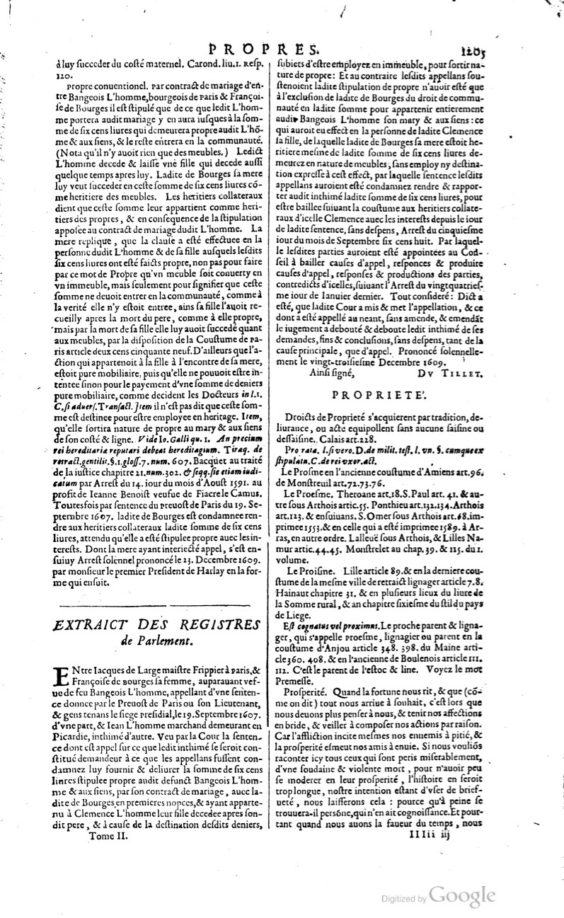 1629 - Veuve Nicolas Buon - Trésor du droit français (21754 T. 2) - BM Lyon 1629 - Veuve Nicolas Buon - Trésor du droit français (21754 T. 2) - BM Lyon