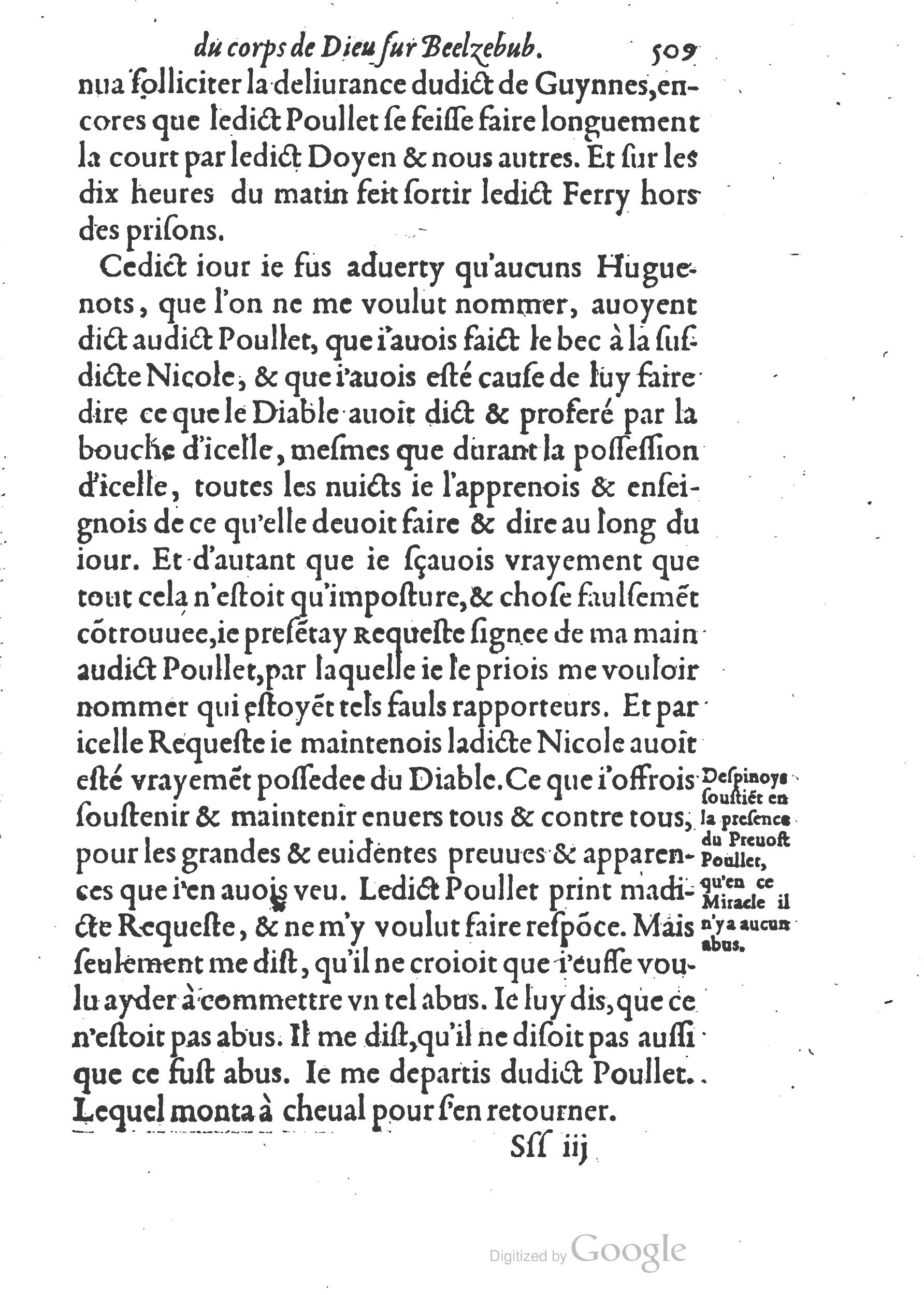 1578 - Nicolas Chesneau - Trésor et entière histoire de la triomphante victoire du corps de Dieu sur l’esprit malin - British Library