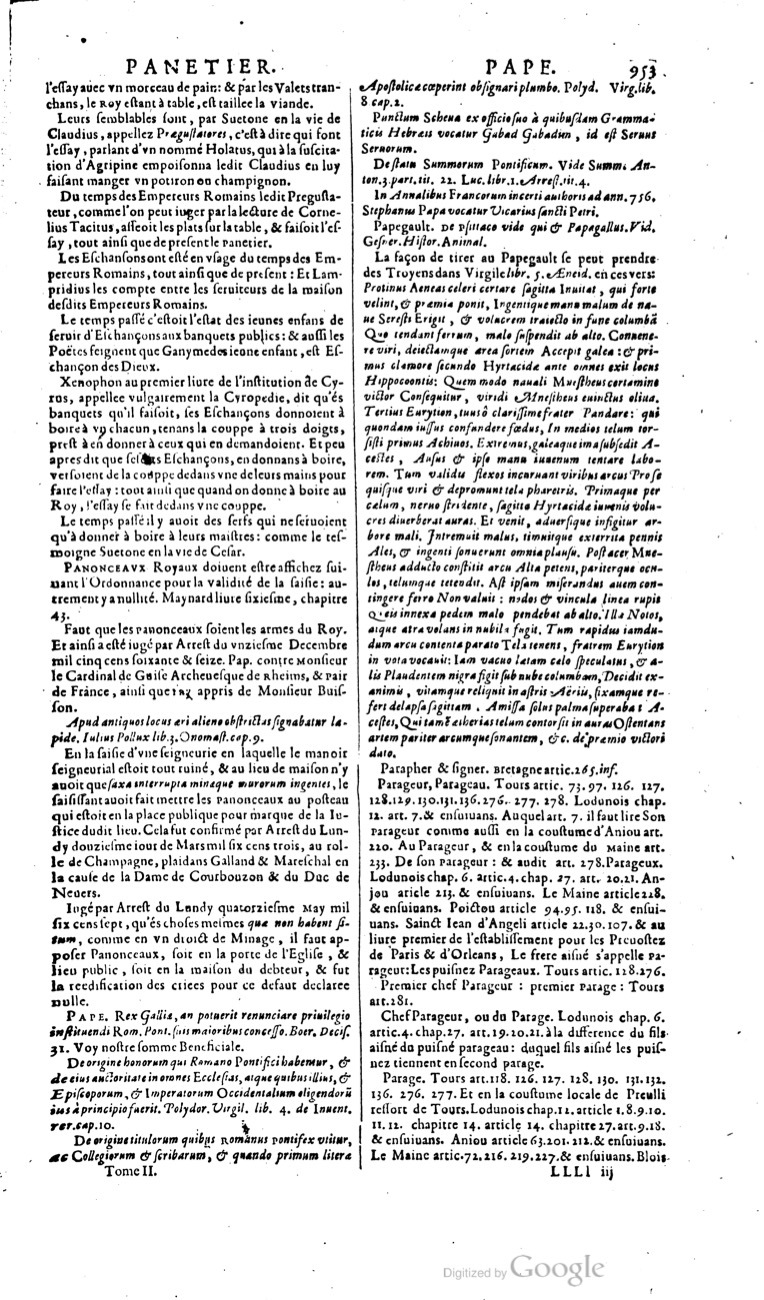 1629 - Veuve Nicolas Buon - Trésor du droit français (21754 T. 2) - BM Lyon