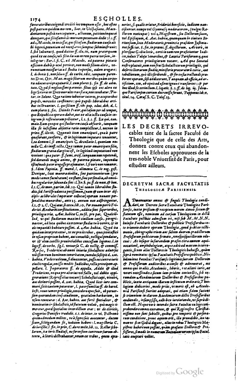 1629 - Veuve Nicolas Buon - Trésor du droit français (29620 T. 1) - BM Lyon