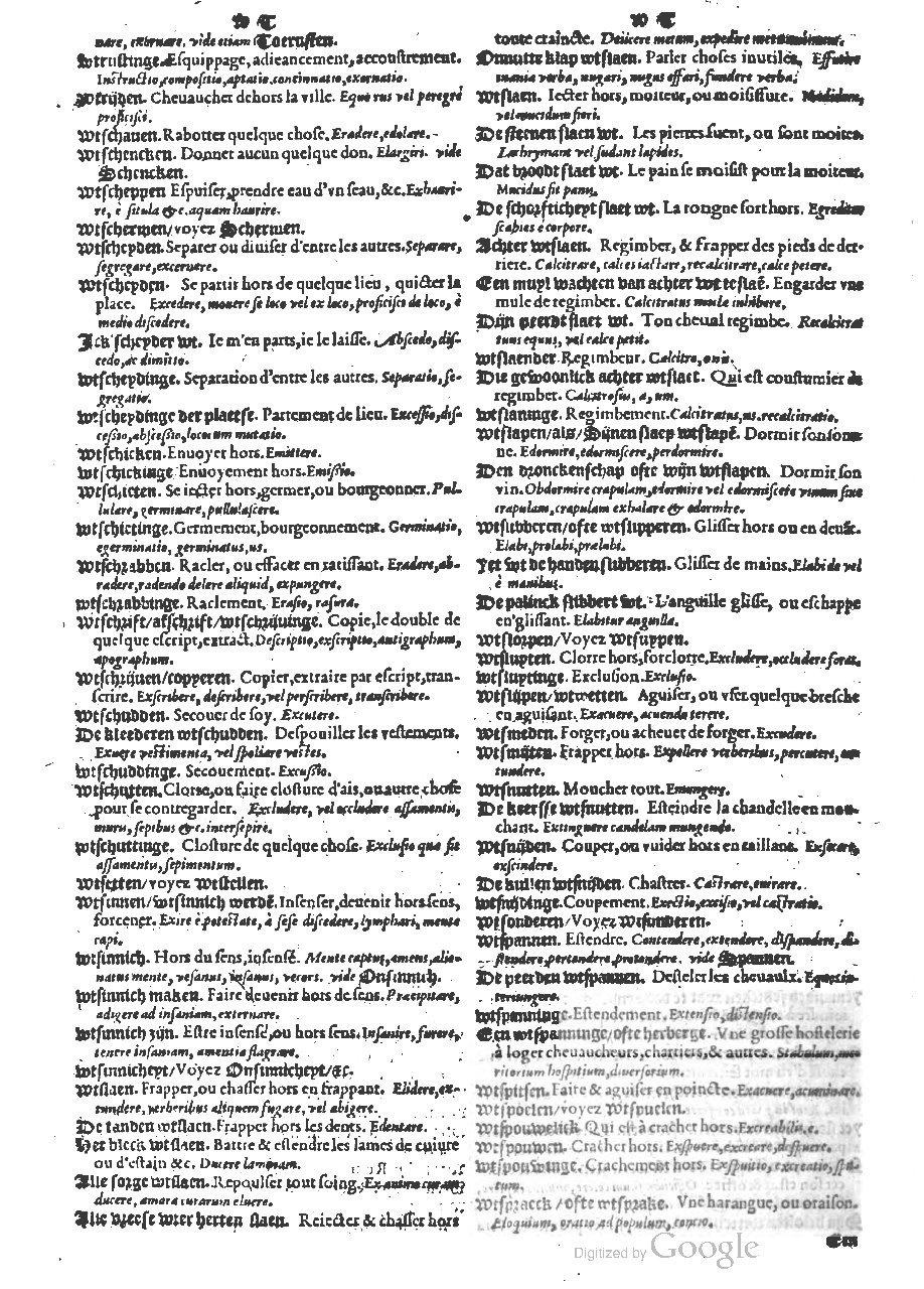 1573 - Christophe Plantin - Trésor du langage bas-allemand - BM Lyon 1573 - Christophe Plantin - Trésor du langage bas-allemand - BM Lyon