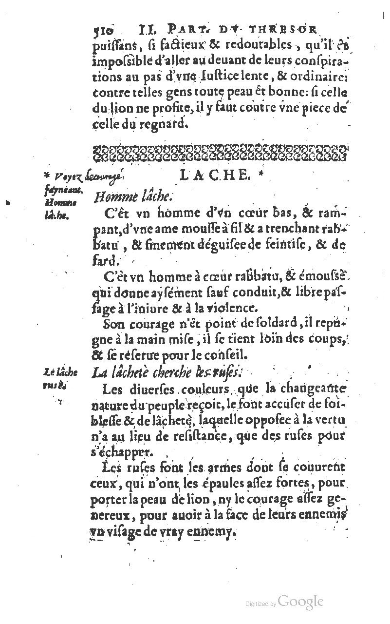 1610 - Louis Coste - Trésor de l’éloquence française (Seconde partie) - BM Lyon