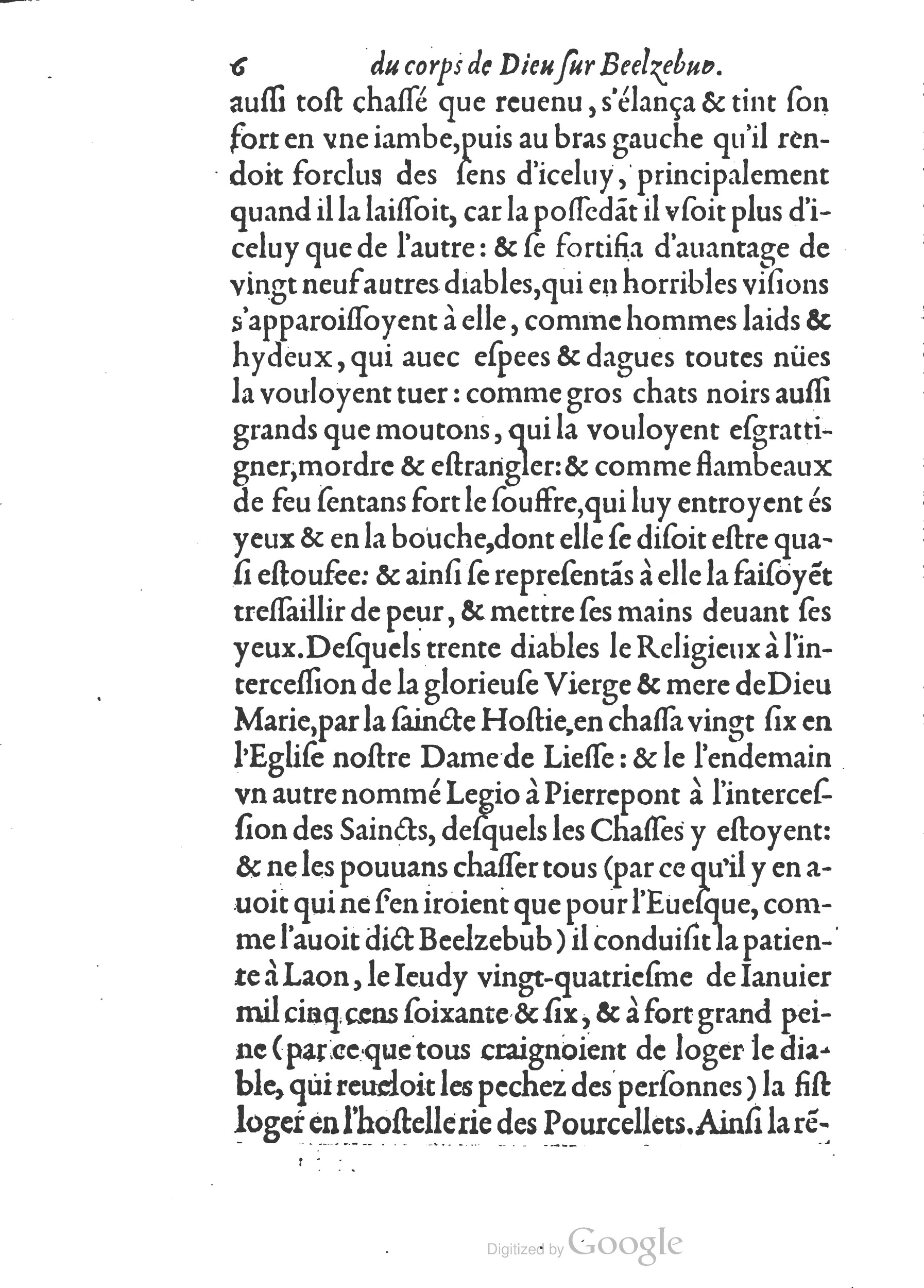 1578 - Nicolas Chesneau - Trésor et entière histoire de la triomphante victoire du corps de Dieu sur l’esprit malin - British Library