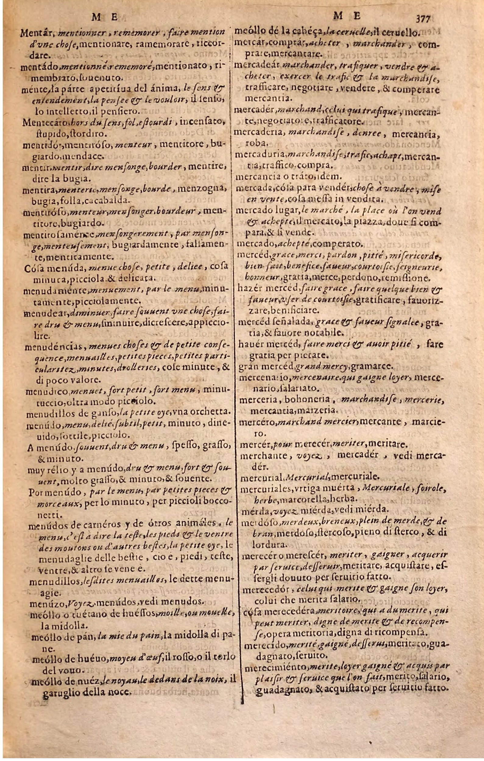 1627 - Jacques Crespin - Trésor des trois langues - Regensburg