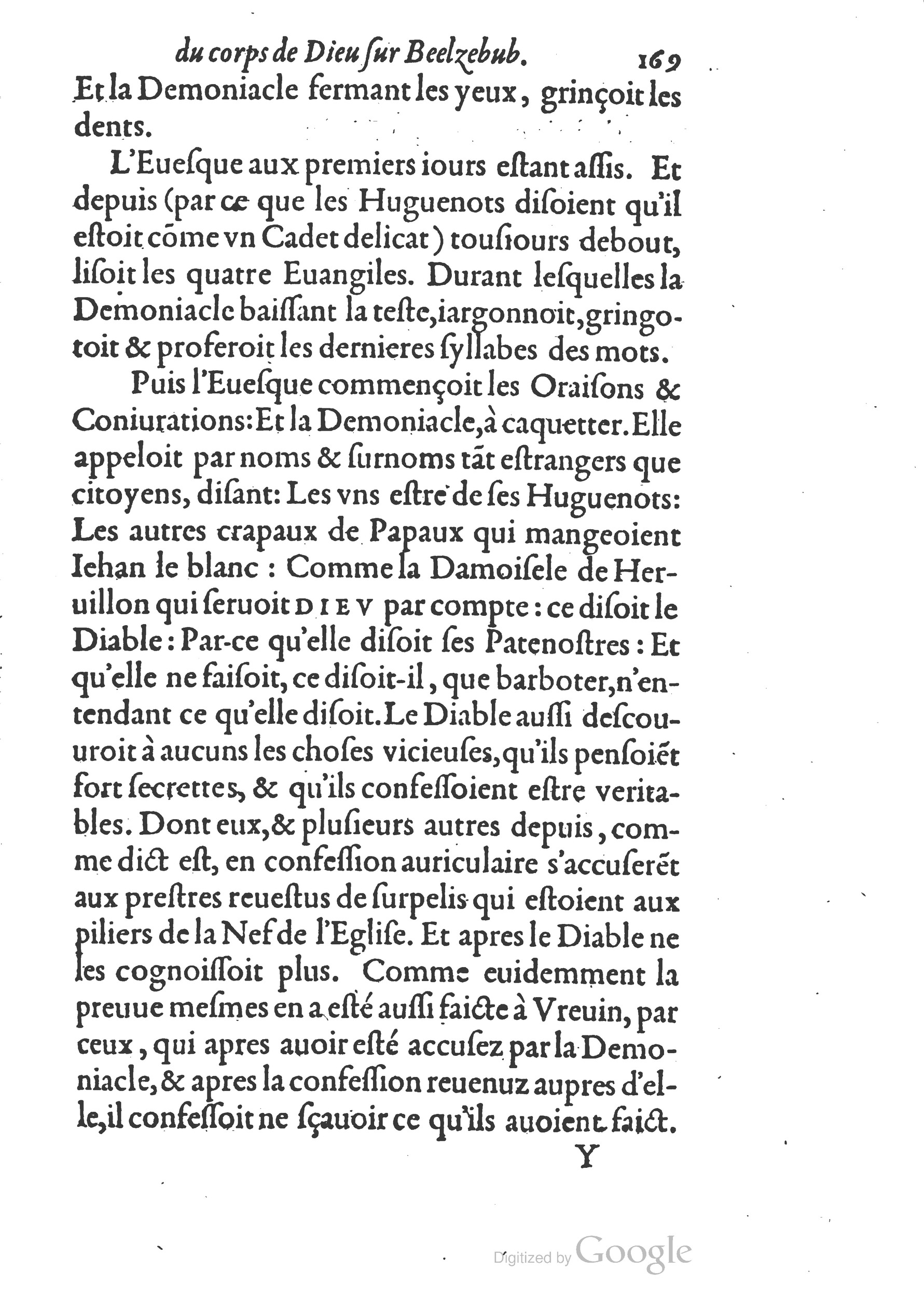 1578 - Nicolas Chesneau - Trésor et entière histoire de la triomphante victoire du corps de Dieu sur l’esprit malin - British Library