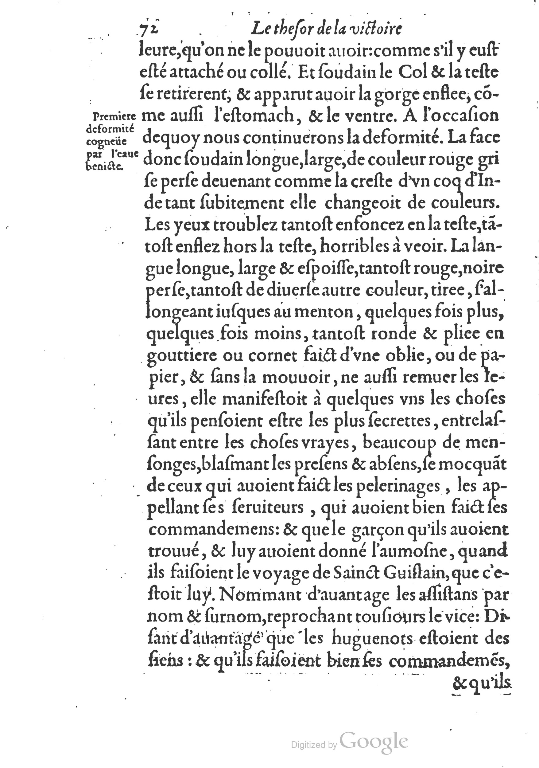 1578 - Nicolas Chesneau - Trésor et entière histoire de la triomphante victoire du corps de Dieu sur l’esprit malin - British Library 1578 - Nicolas Chesneau - Trésor et entière histoire de la triomphante victoire du corps de Dieu sur l’esprit malin - British Library