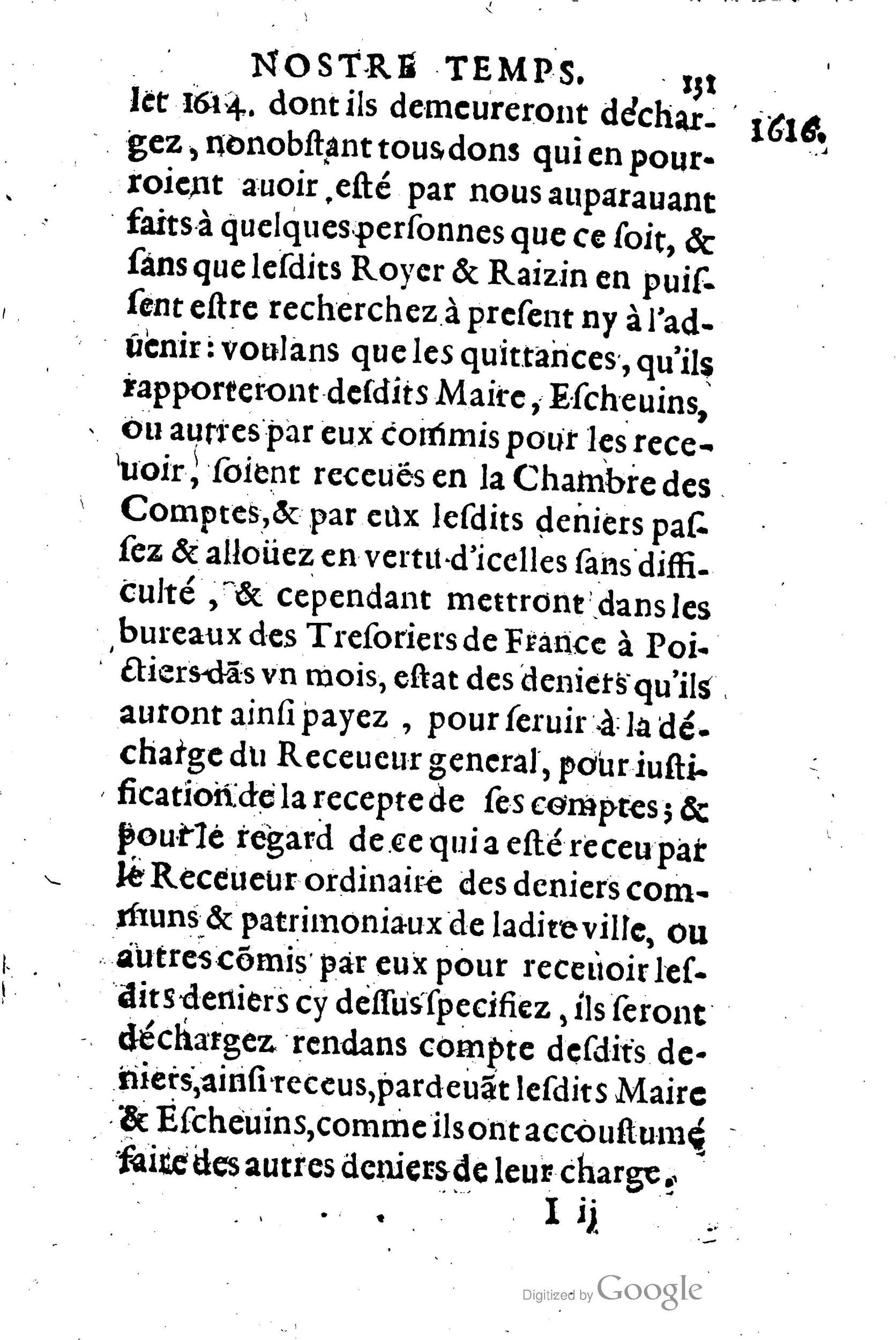 1623 - Joseph Bouillerot - Trésor de l’histoire générale de notre temps - BM Lyon